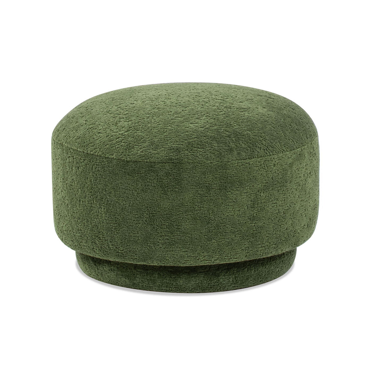 Mushroom Footstool Ottoman with Faux Sheepskin Upholstery - Multiple Colors, photo 8 of 28