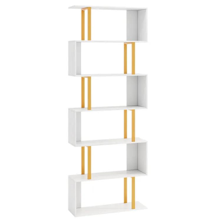 Modern Living Room Furniture Set (Bookcase + Coffee Table + End Table + Accent Chair) by DirectDeals