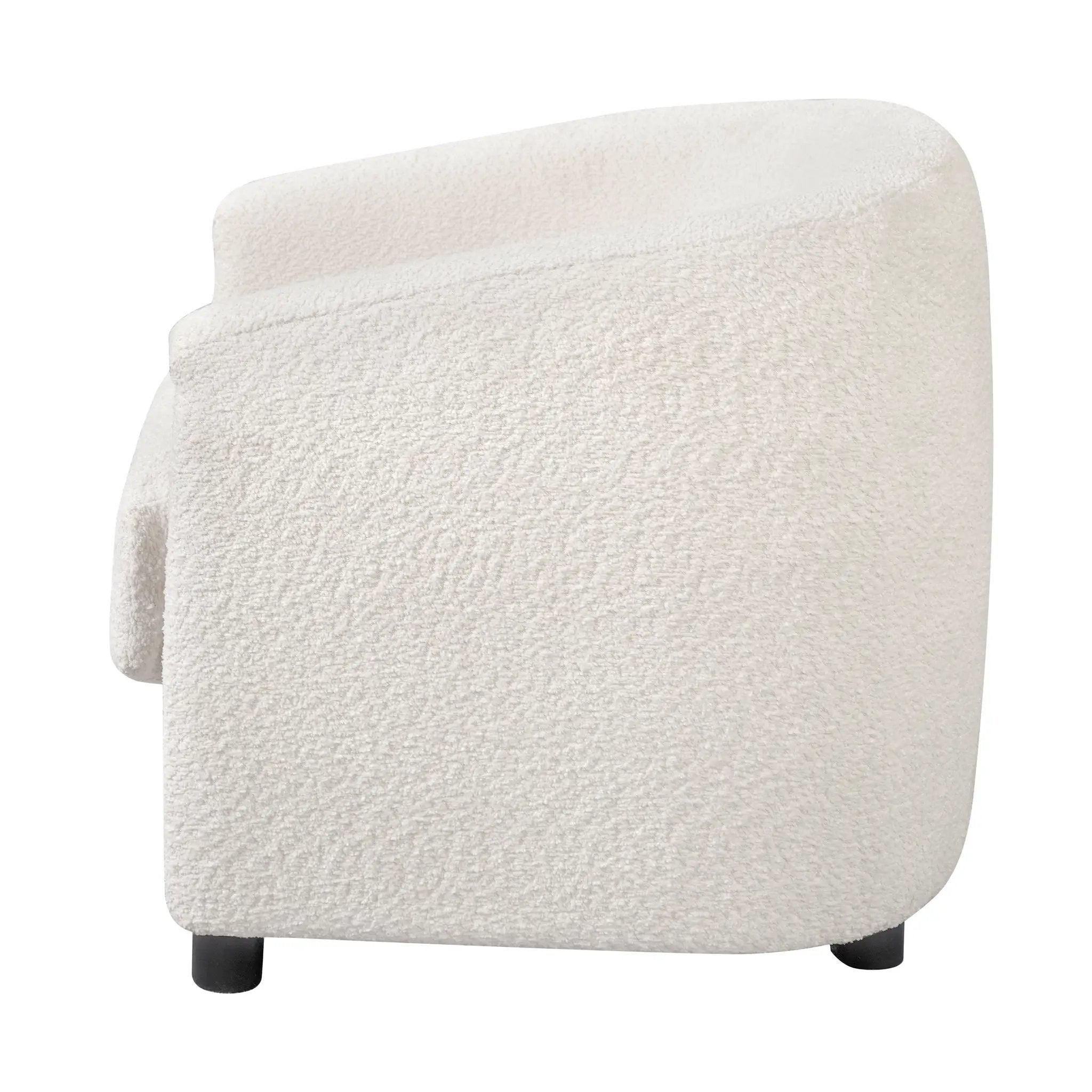 31.8" Modern Curved Barrel Accent Chair by HouseOfZazla