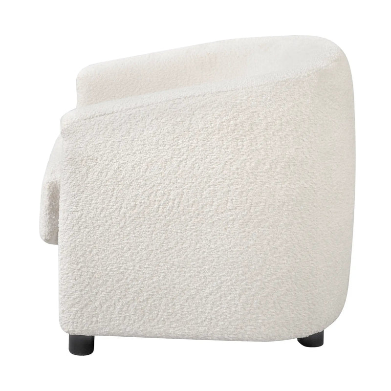 31.8" Modern Curved Barrel Accent Chair by HouseOfZazla