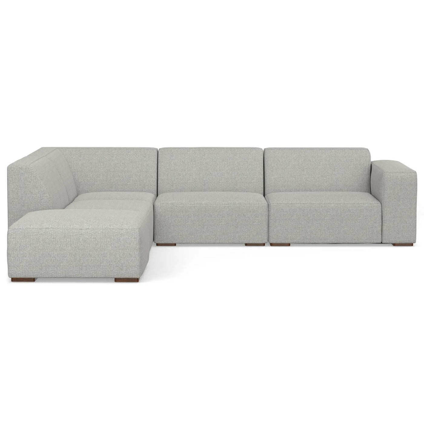Rex - Handcrafted Sectional Sofa And Ottoman by HouseOfZazla
