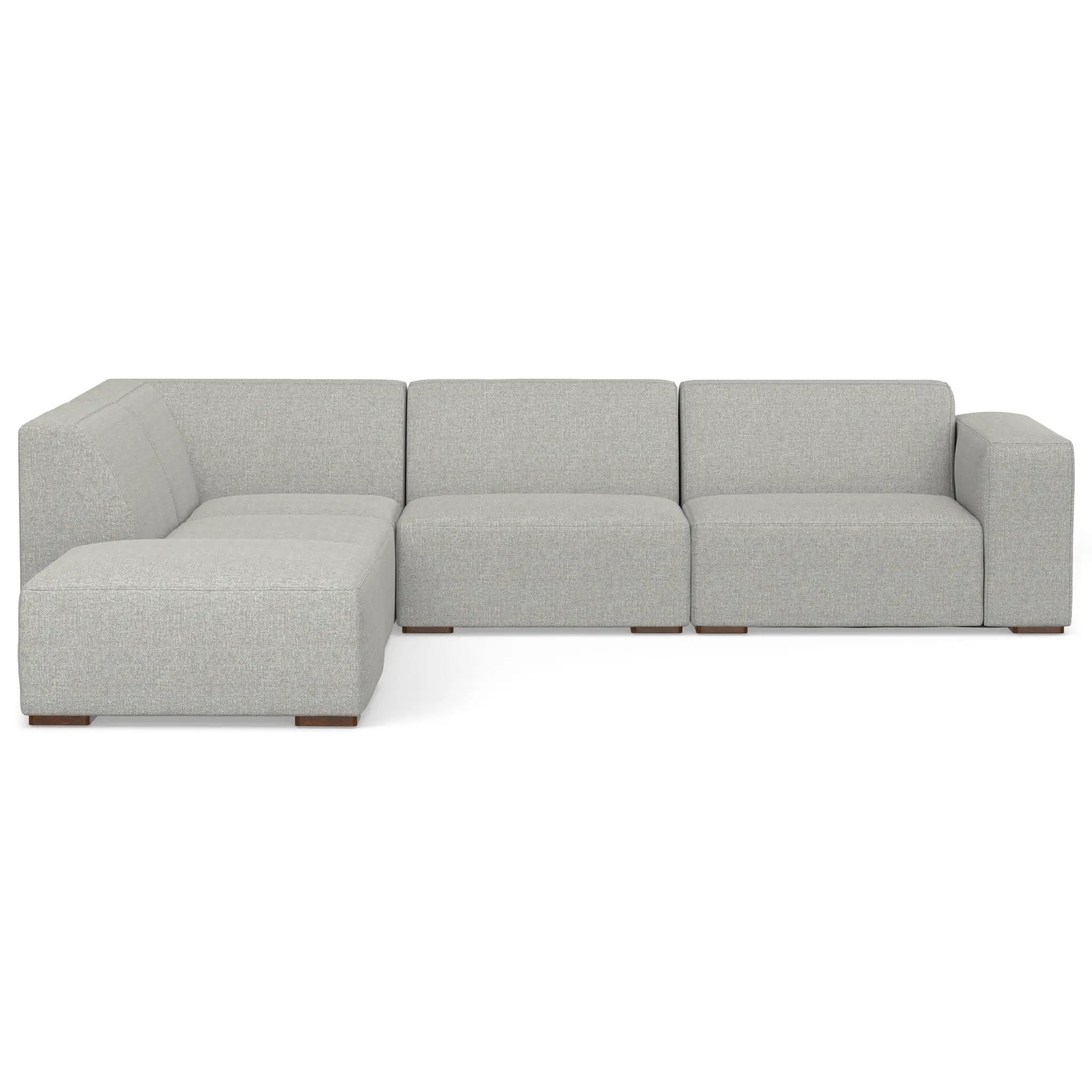 Rex - Handcrafted Sectional Sofa And Ottoman by HouseOfZazla
