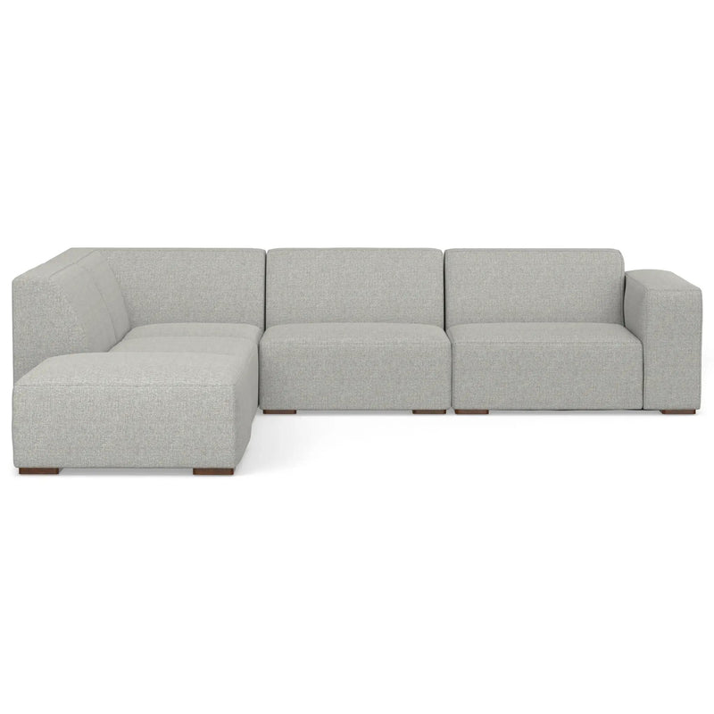 Rex - Handcrafted Sectional Sofa And Ottoman by HouseOfZazla