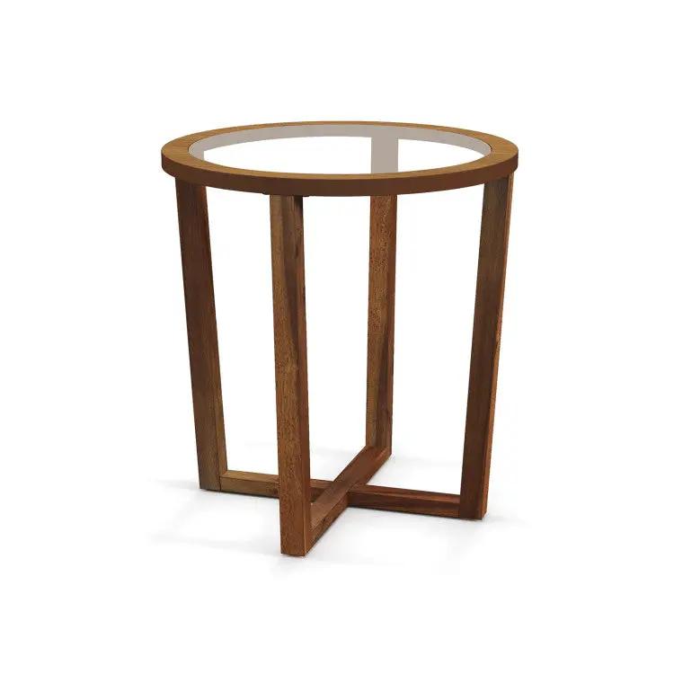 Modern Living Room Furniture Set (Bookcase + Coffee Table + End Table + Accent Chair) by DirectDeals