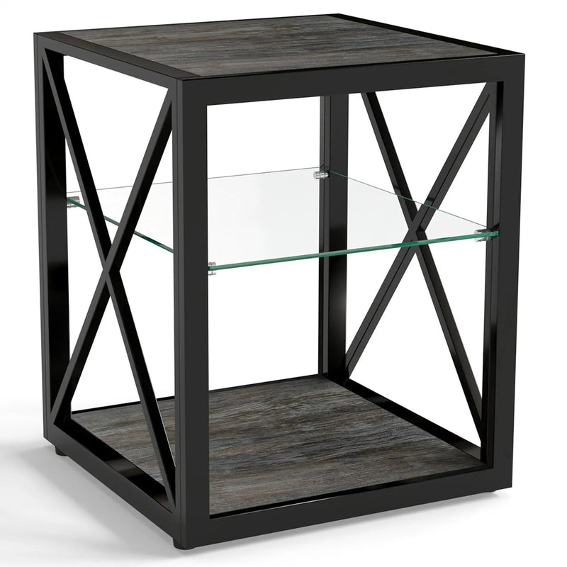 Set of 2 Modern End Tables for Bedroom & Living Room by HouseOfZazla