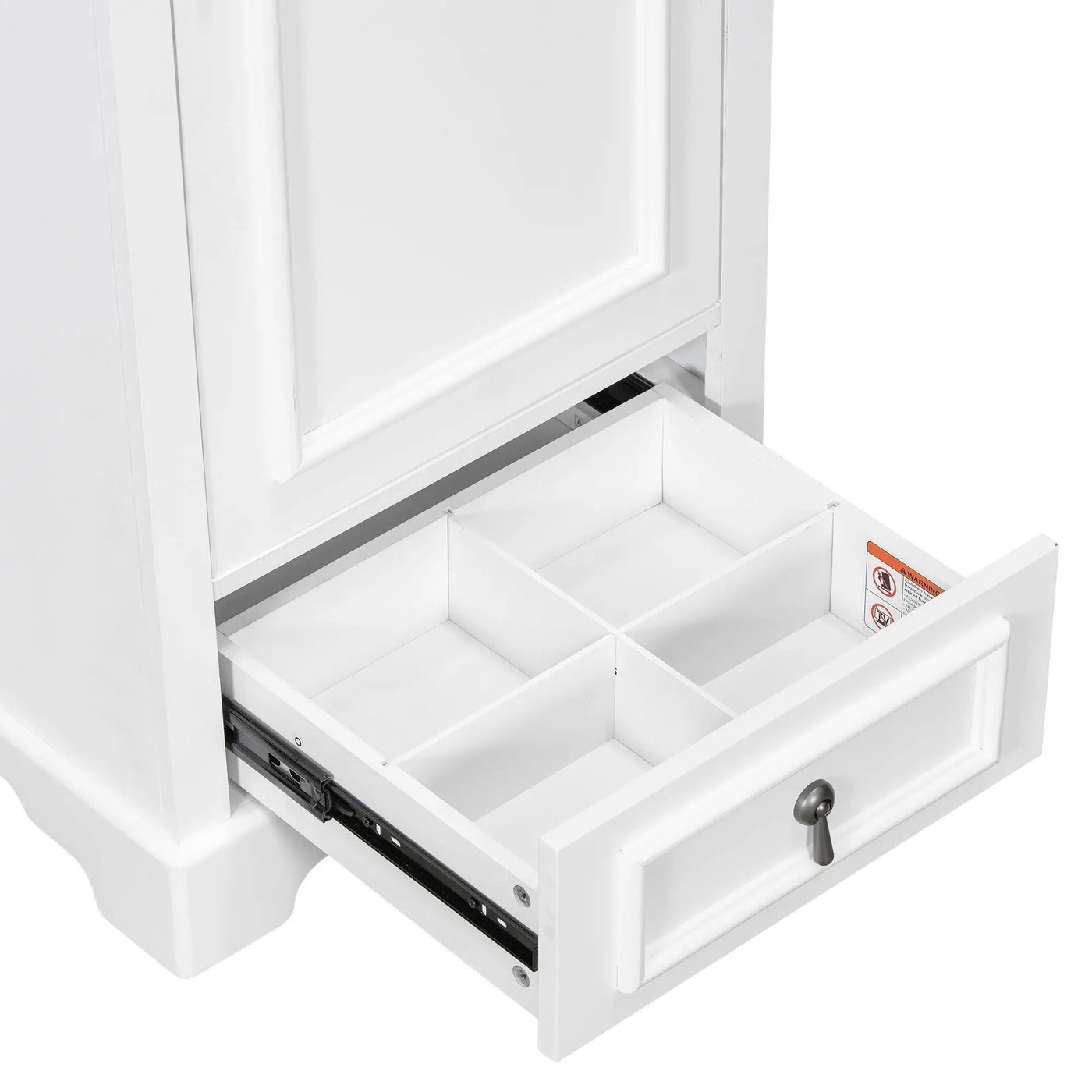 Bathroom Vanity With Sink, Soft Close Door, Adjustable U-Shaped Shelf by HouseOfZazla