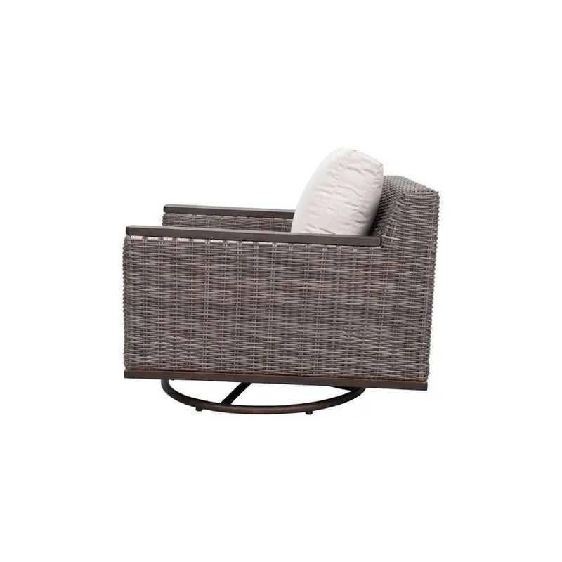 2 Beaufort Wicker Swivel Rocking Chair by Outdoor-USA®