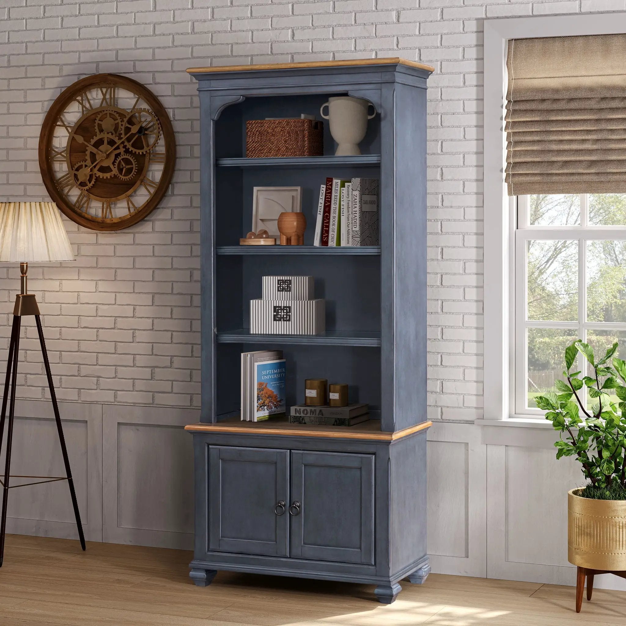 Universal Pier Bookcase - Blue by HouseOfZazla