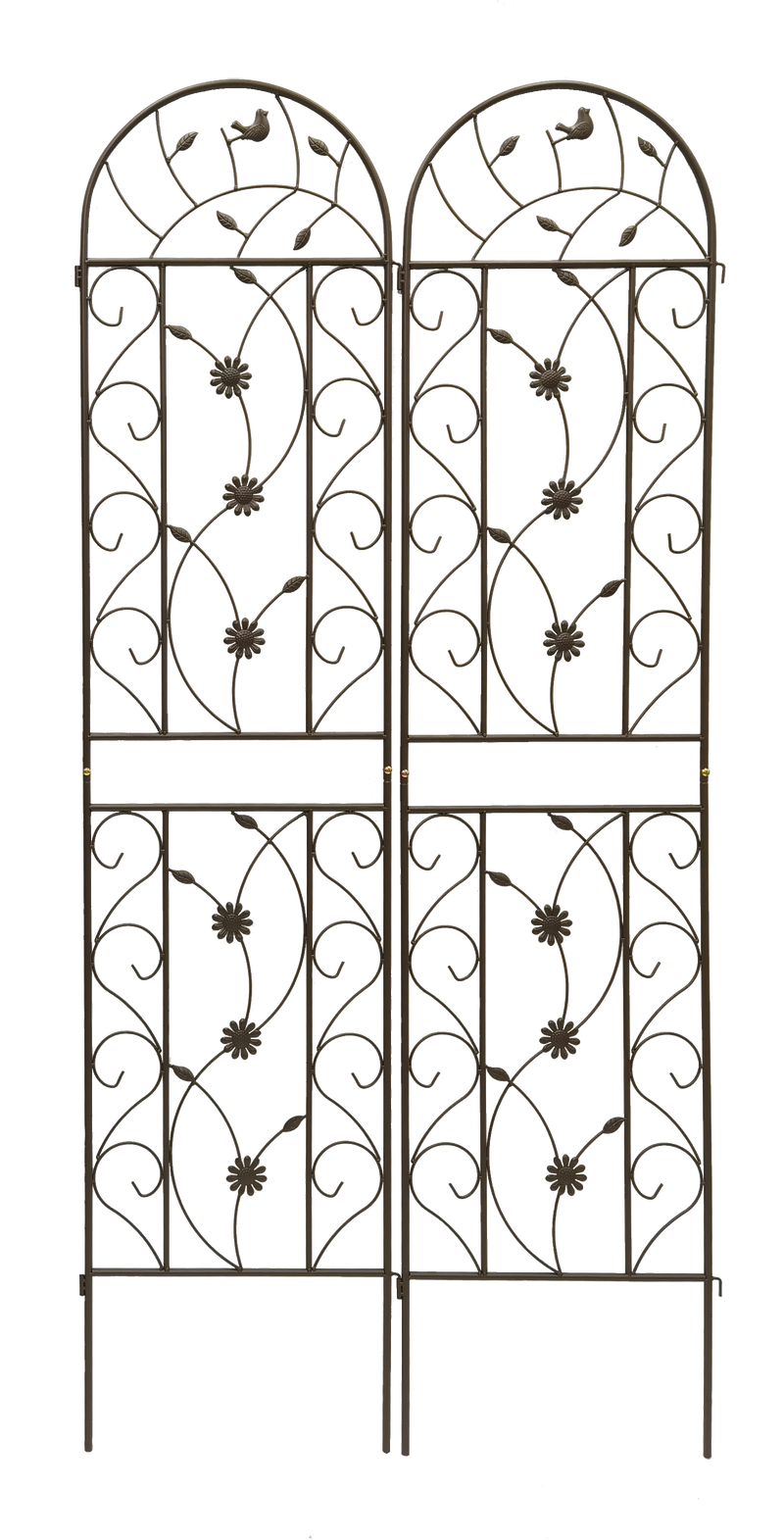 2 Pack Metal Garden Trellis 86.7" x 19.7" by HouseOfZazla