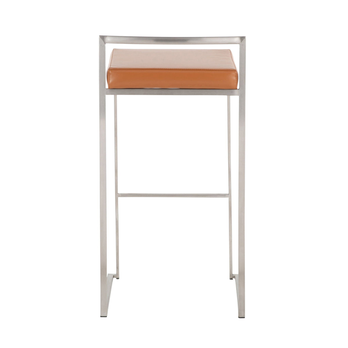 Contemporary Stackable Barstool with Padded Seat - Multiple Colors, photo 12 of 40
