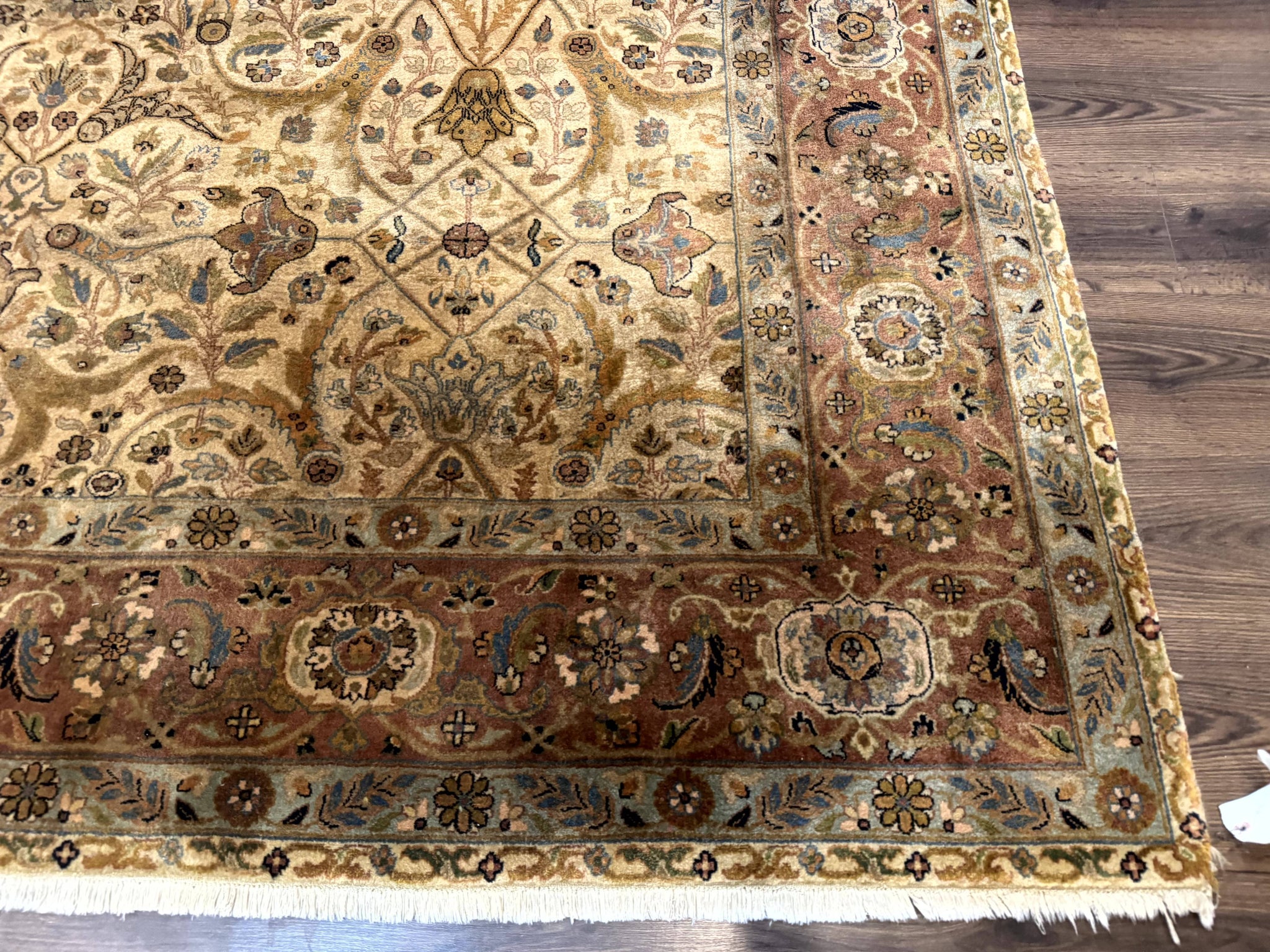 Indo Persian Rug 8x10, Teawash Bidjar Carpet, Allover Pattern by Jewel Rugs