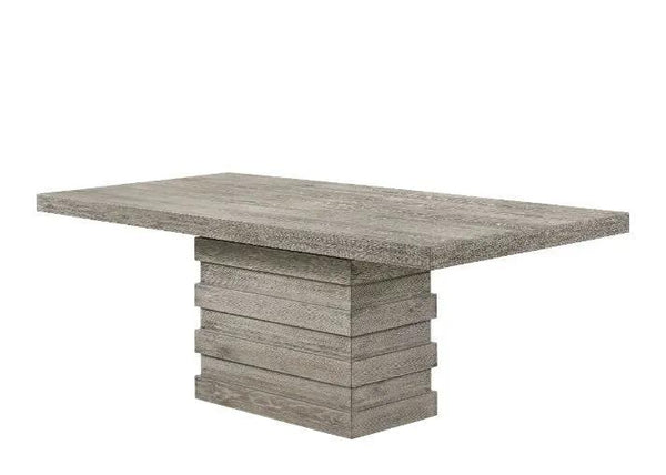 Faustine - Dining Table - Salvaged Light Oak