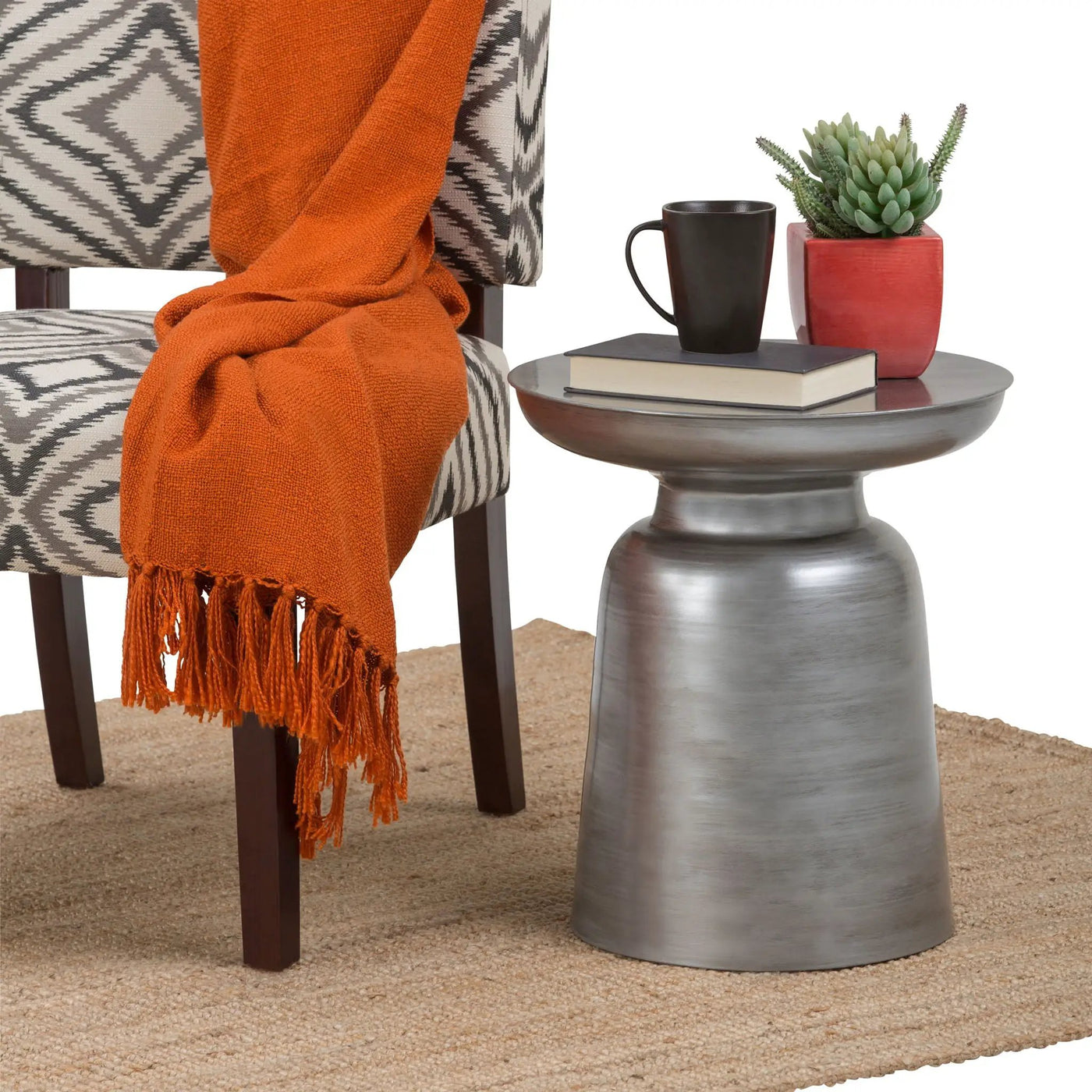 Toby - Handcrafted Metal Accent Table by HouseOfZazla