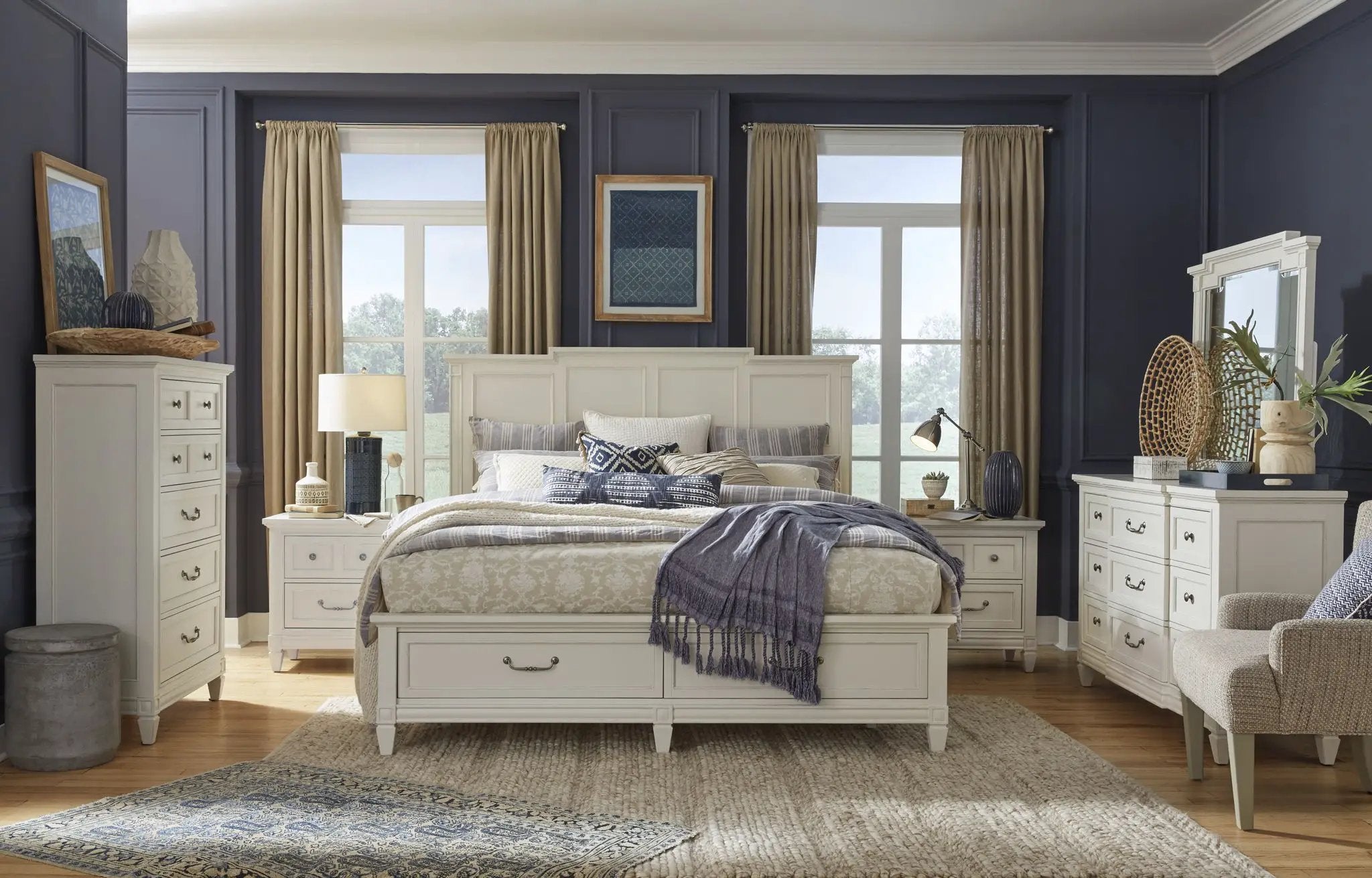 Willowbrook - Panel Storage Bed by Unique Piece Furniture