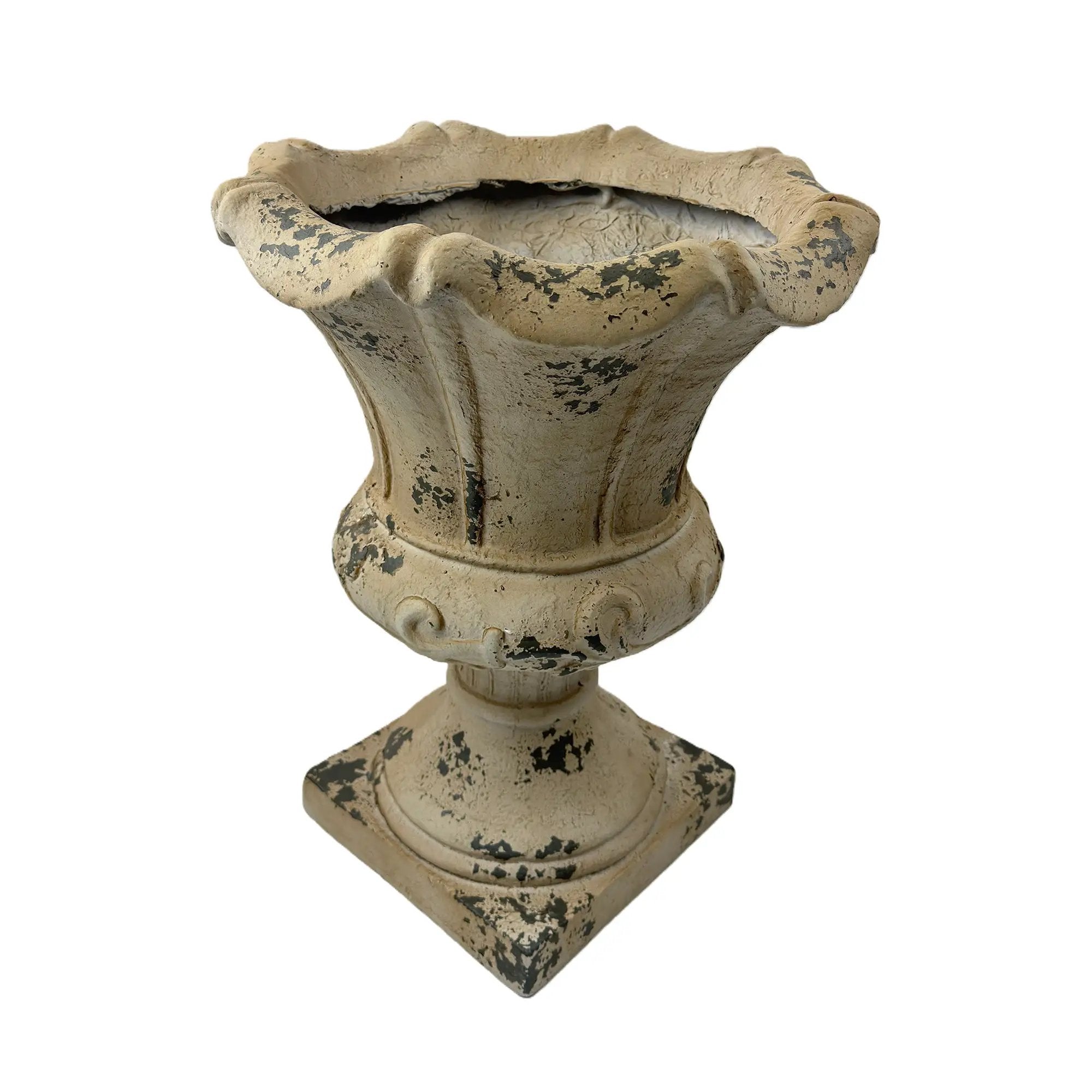 MGO Garden Planter, Antique White Finish by HouseOfZazla