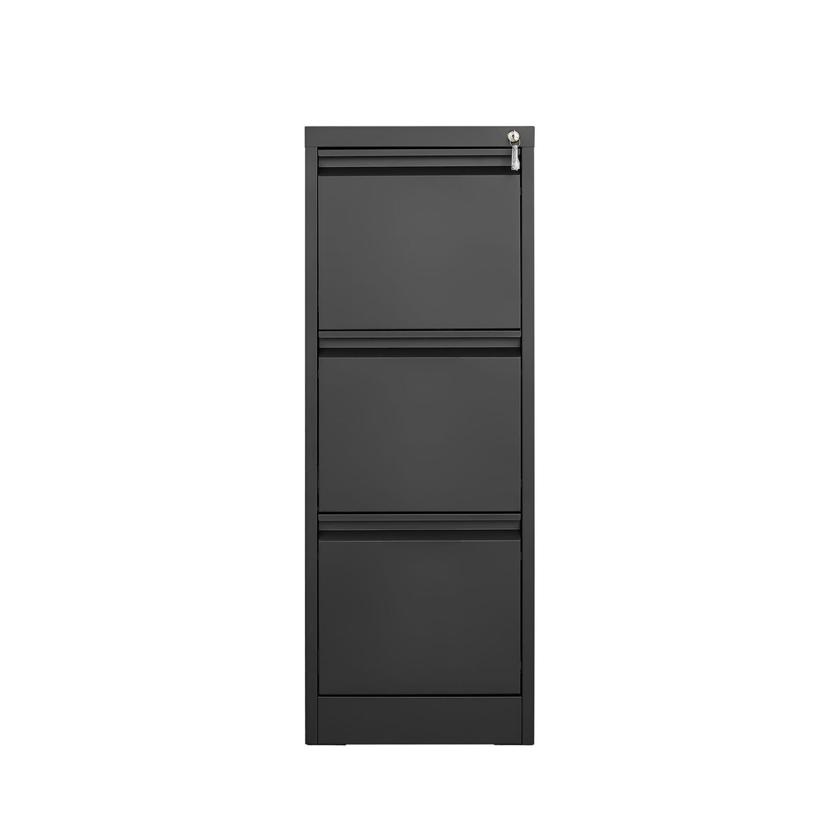 Durable Metal 3 Drawer File Cabinet With Lock For Office Storage, photo 6 of 28
