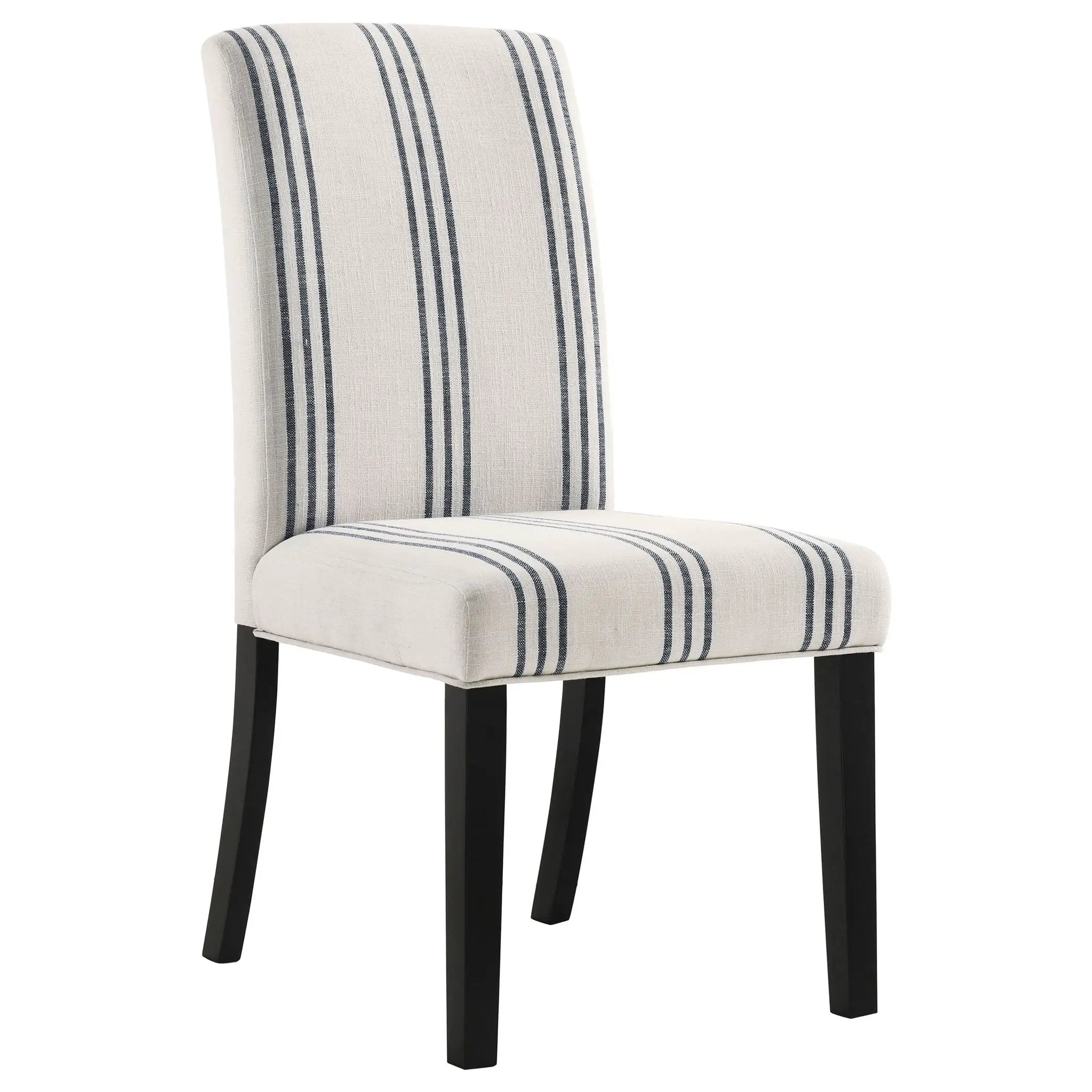 Herran Upholstered Dining Side Chair Beige (Set of 2) by Unique Piece Furniture