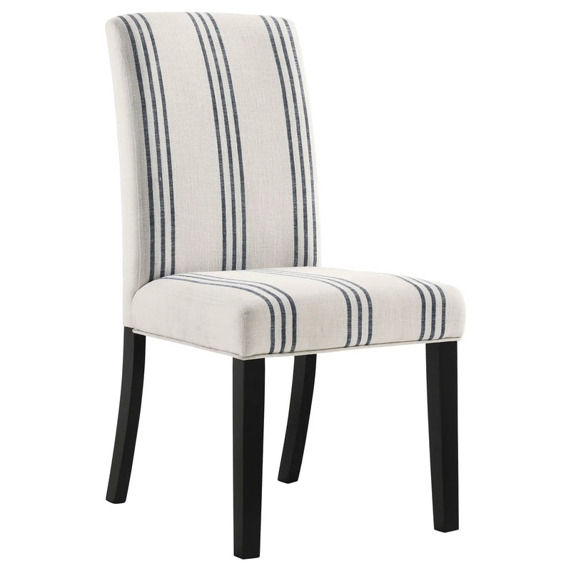 Herran Upholstered Dining Side Chair Beige (Set of 2) by Unique Piece Furniture