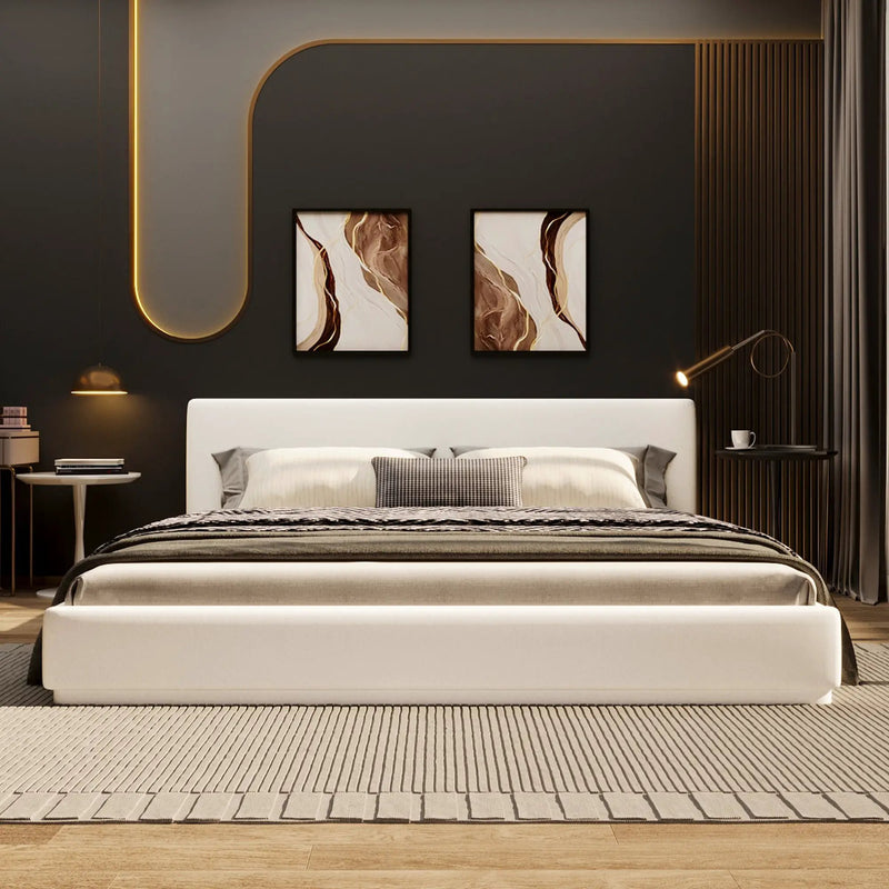 Soft and Comfortable Upholstered King Size Bed by HouseOfZazla