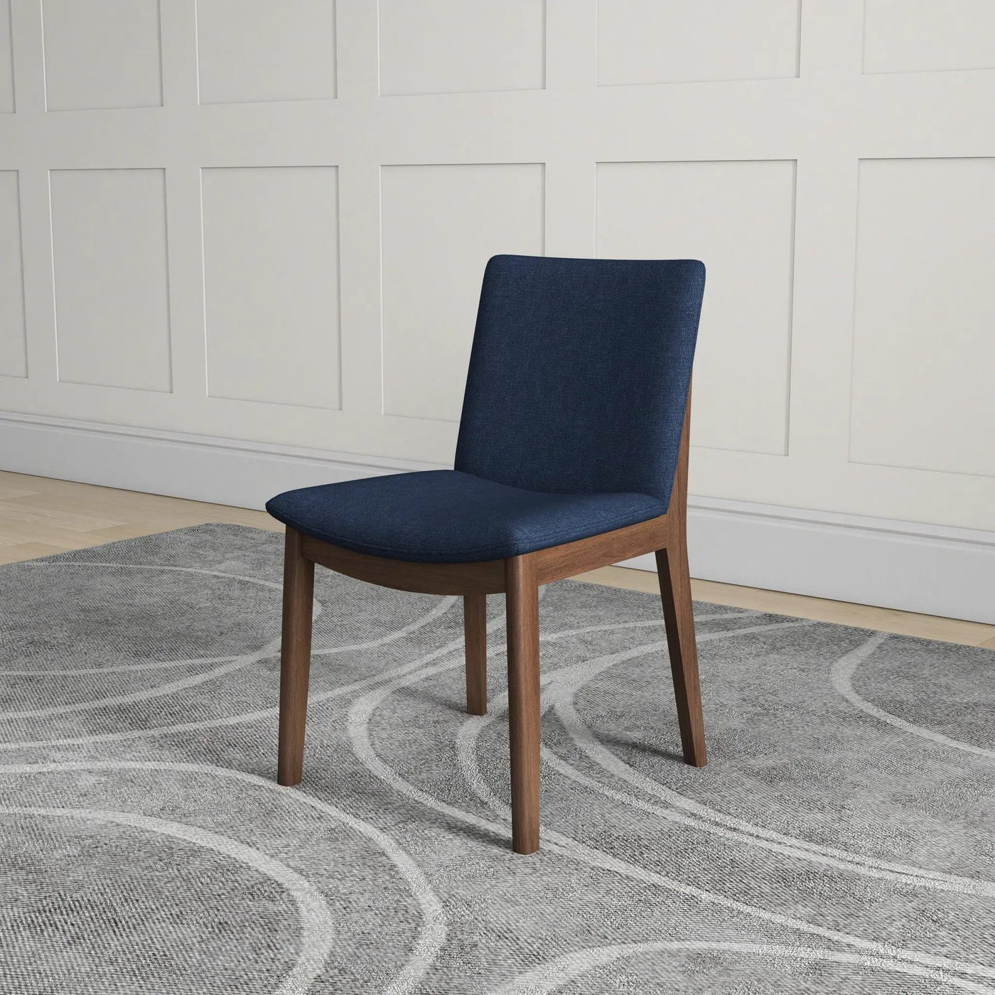 Laura - Mid-Century Modern Solid Wood Dining Chair (Set of 2) by HouseOfZazla
