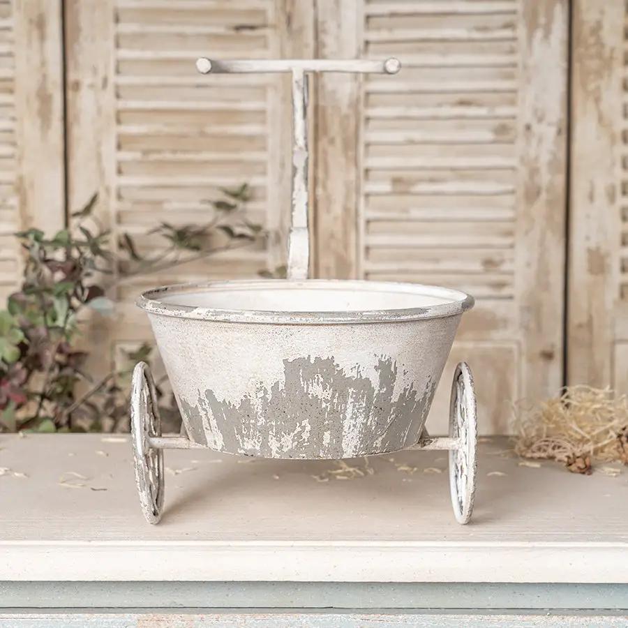 Rustic Bicycle Metal Wire Wall Planter Basket by HouseOfZazla