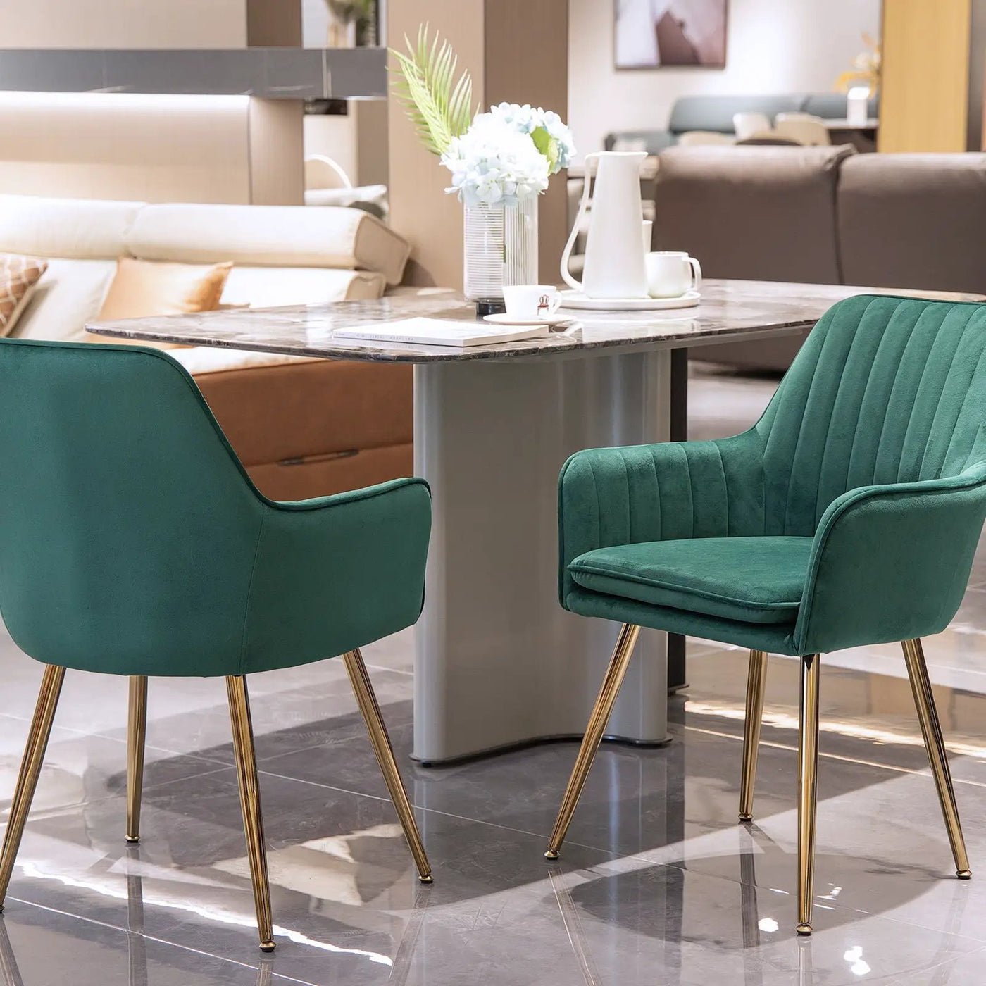 Modern Mid Back Dining Chairs by HouseOfZazla
