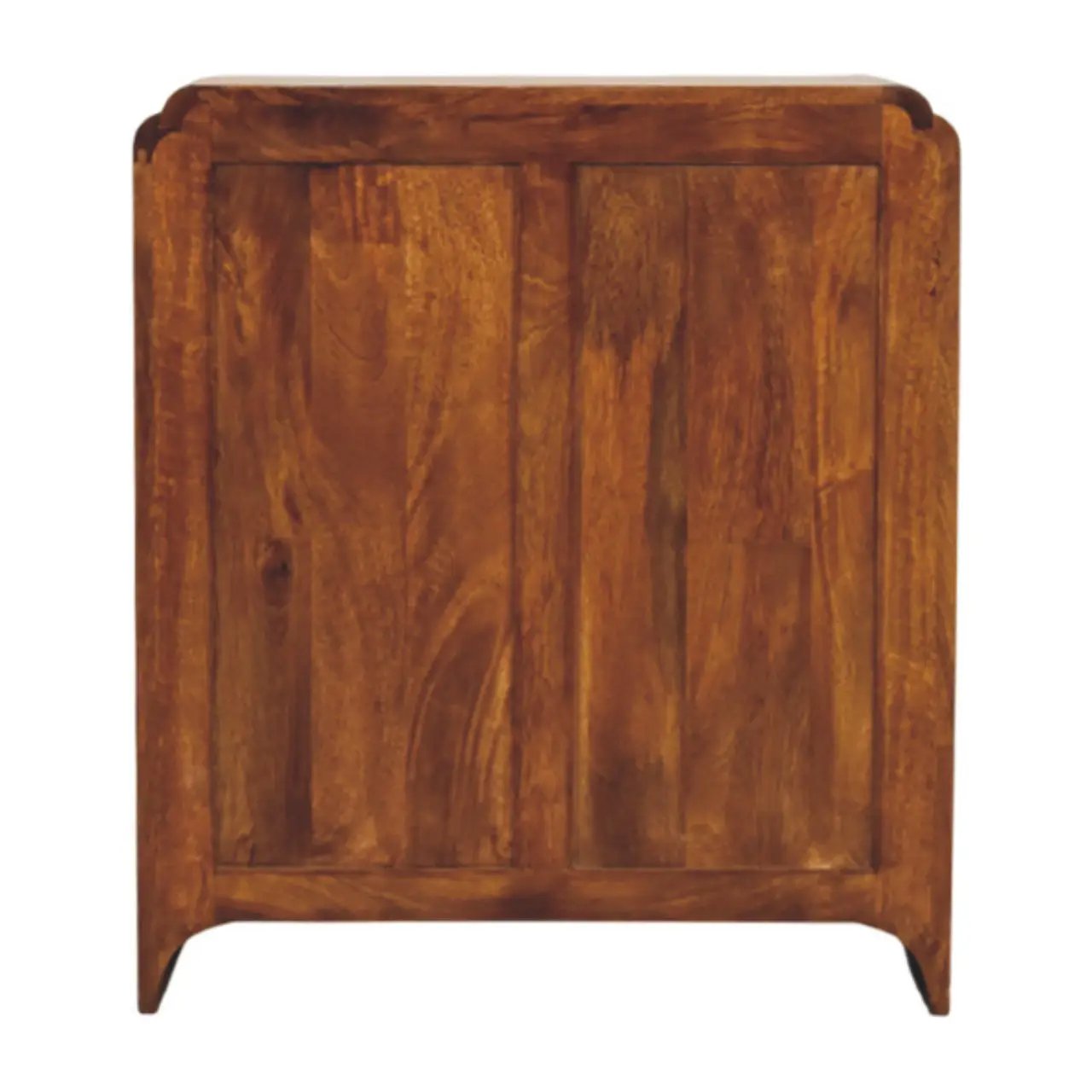 Solid Wood Newton Chest, 3-Drawers, Chestnut by HouseOfZazla