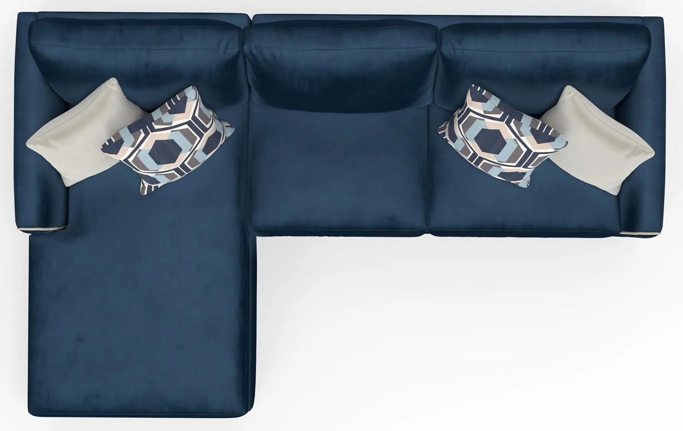 Jetson - Sectional With Comfort Coil Seat Cushions And Included Accent Pillows by Unique Piece Furniture