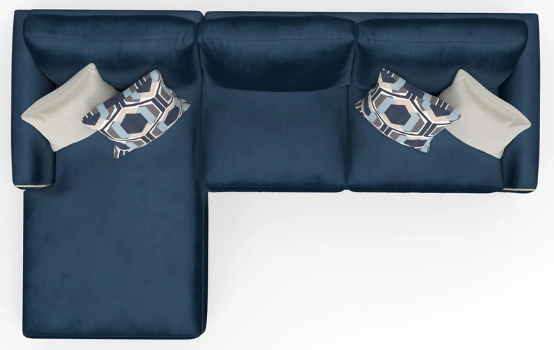 Jetson - Sectional With Comfort Coil Seat Cushions And Included Accent Pillows by Unique Piece Furniture