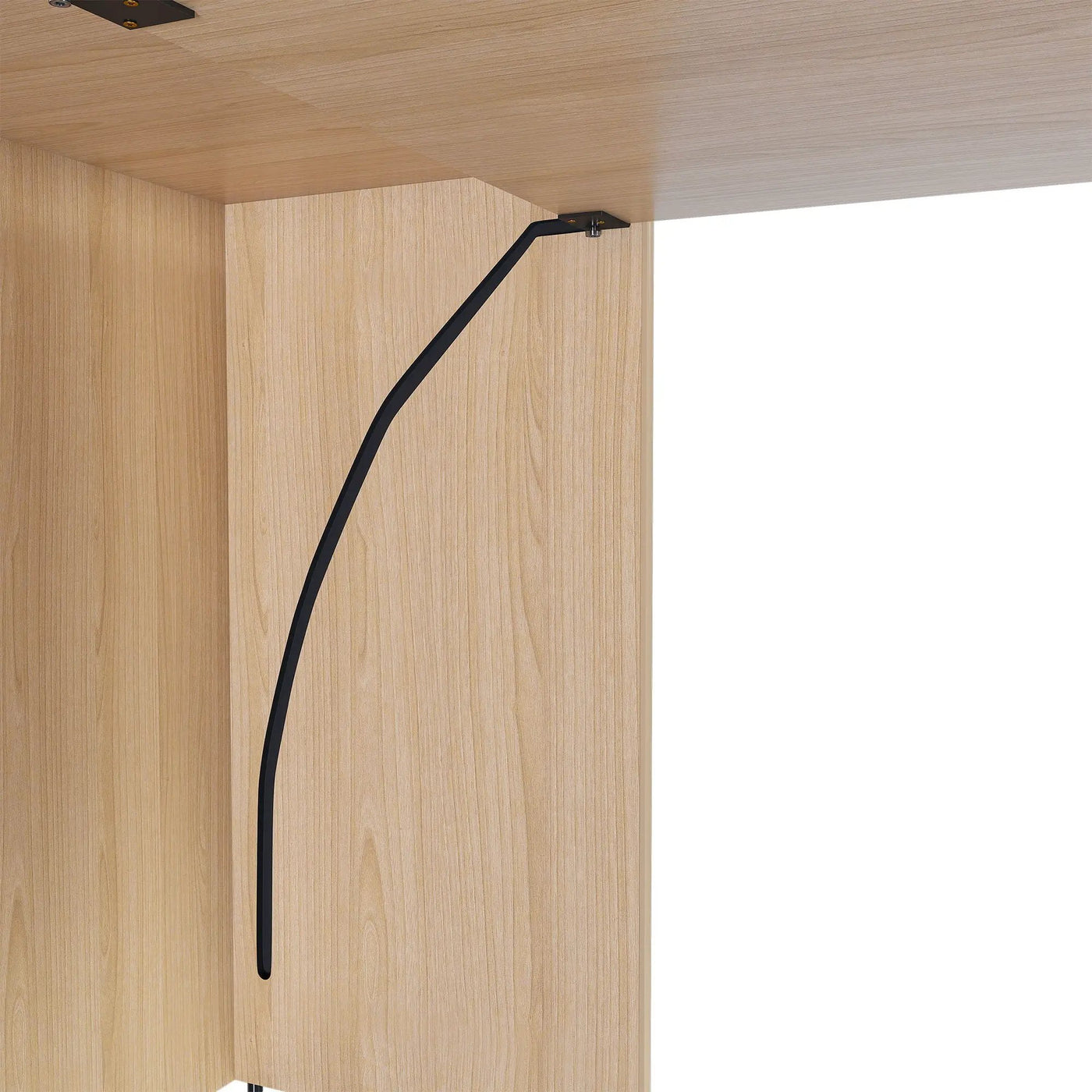 Stretchable Office Desk With Storage Shelves And Mobile Wheels by HouseOfZazla