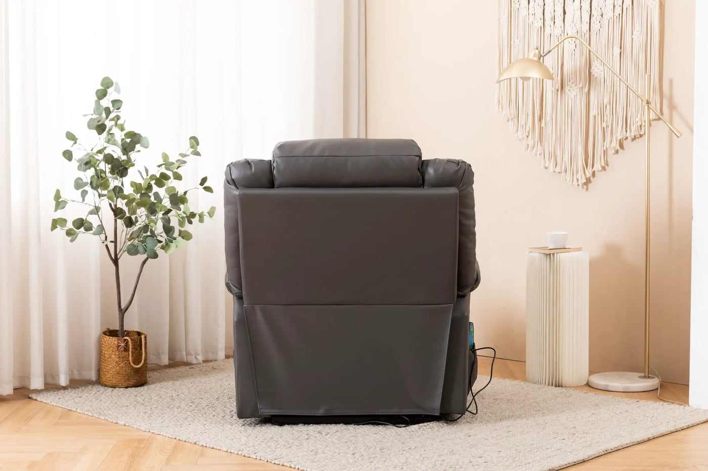 Electric Power Massage Recliner Chair by Unique Piece Furniture