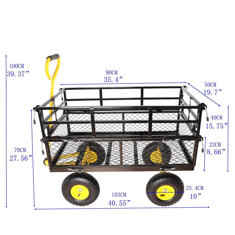 Wagon Cart Garden Cart Trucks Make Transporting Firewood Easier by HouseOfZazla