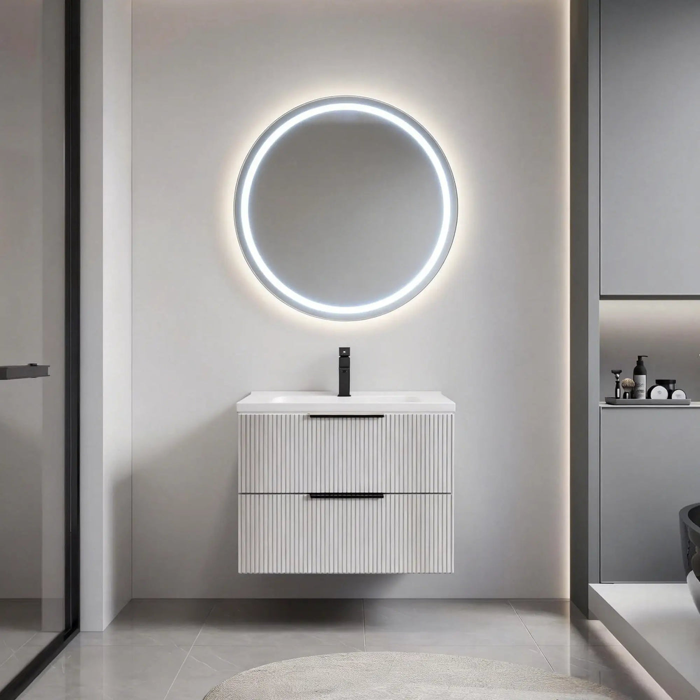 30 Inch Bathroom Vanity Cabinet With Ceramic Sink by HouseOfZazla