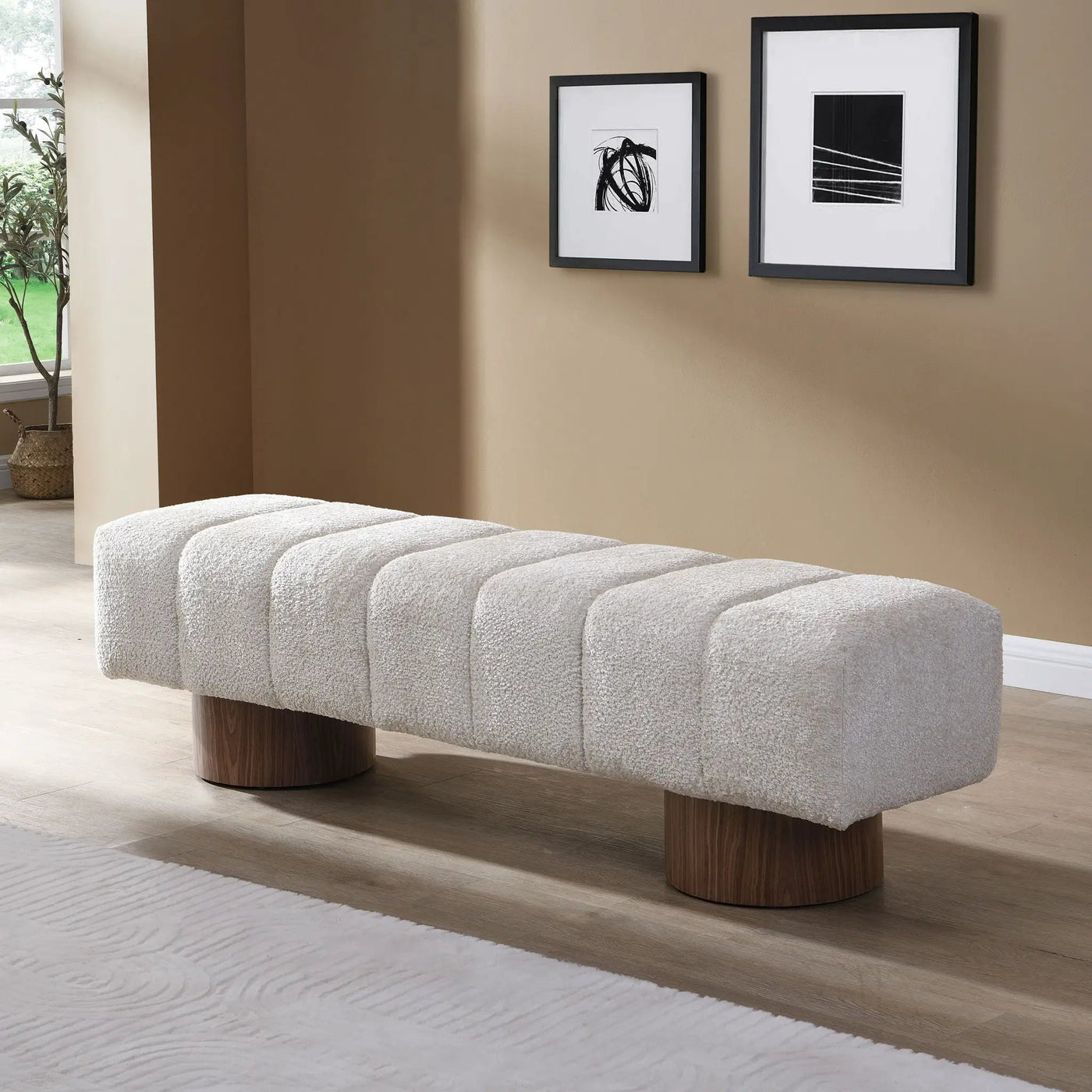 Upholstered Dining Bench For Dining Room by HouseOfZazla