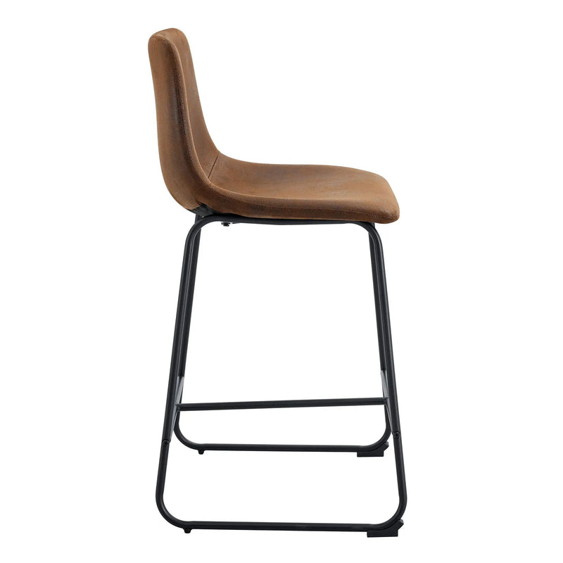 Retro Bar Chairs, Comfortable Stools (Set of 2) by HouseOfZazla