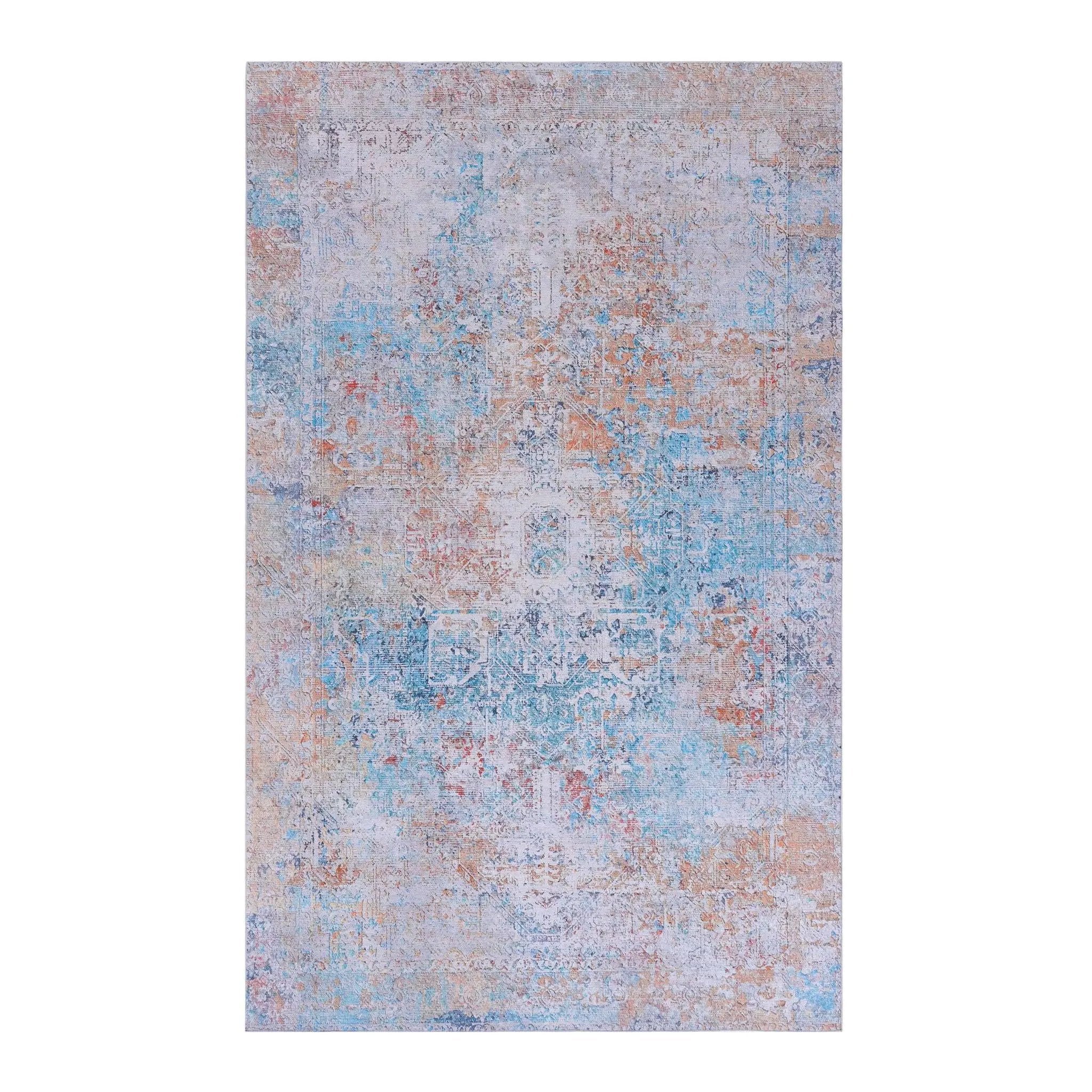 Maval - 8' X 10' Washable Area Rug - Yellow by Unique Piece Furniture