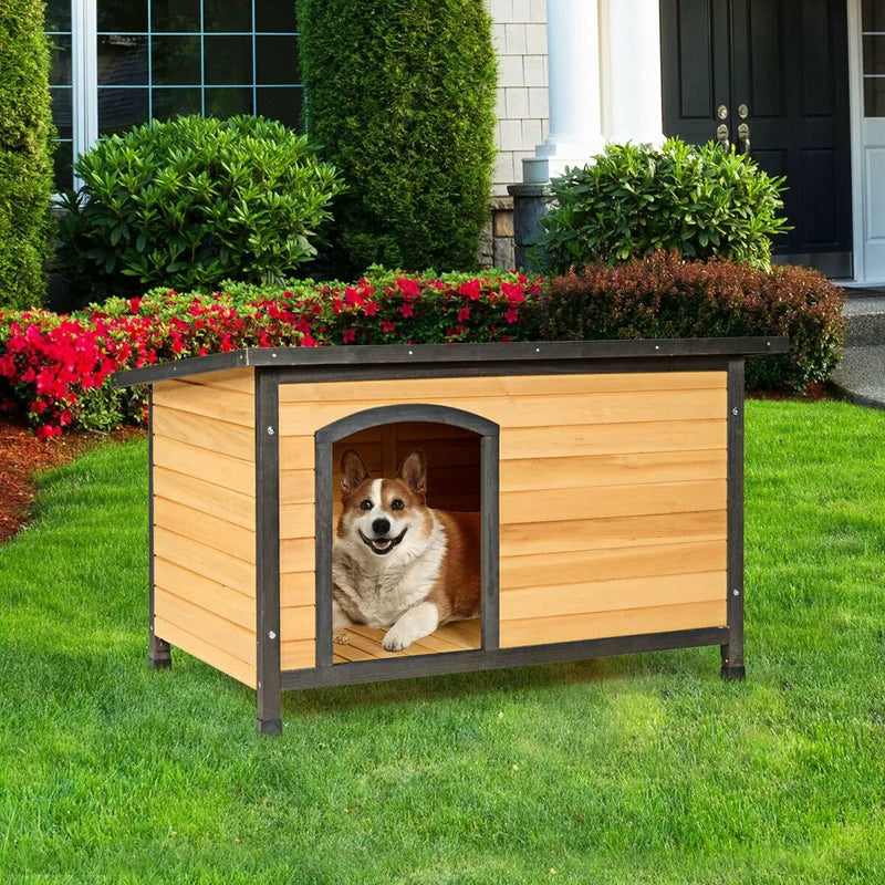 Wood Extreme Weather Resistant Pet Log Cabin by DirectDeals