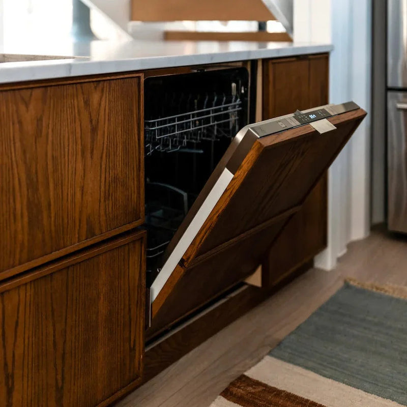ZLINE Autograph 24" Dishwasher Stainless, Matte Black DWVZ-24-MB by Farmhouse Kitchen and Bath