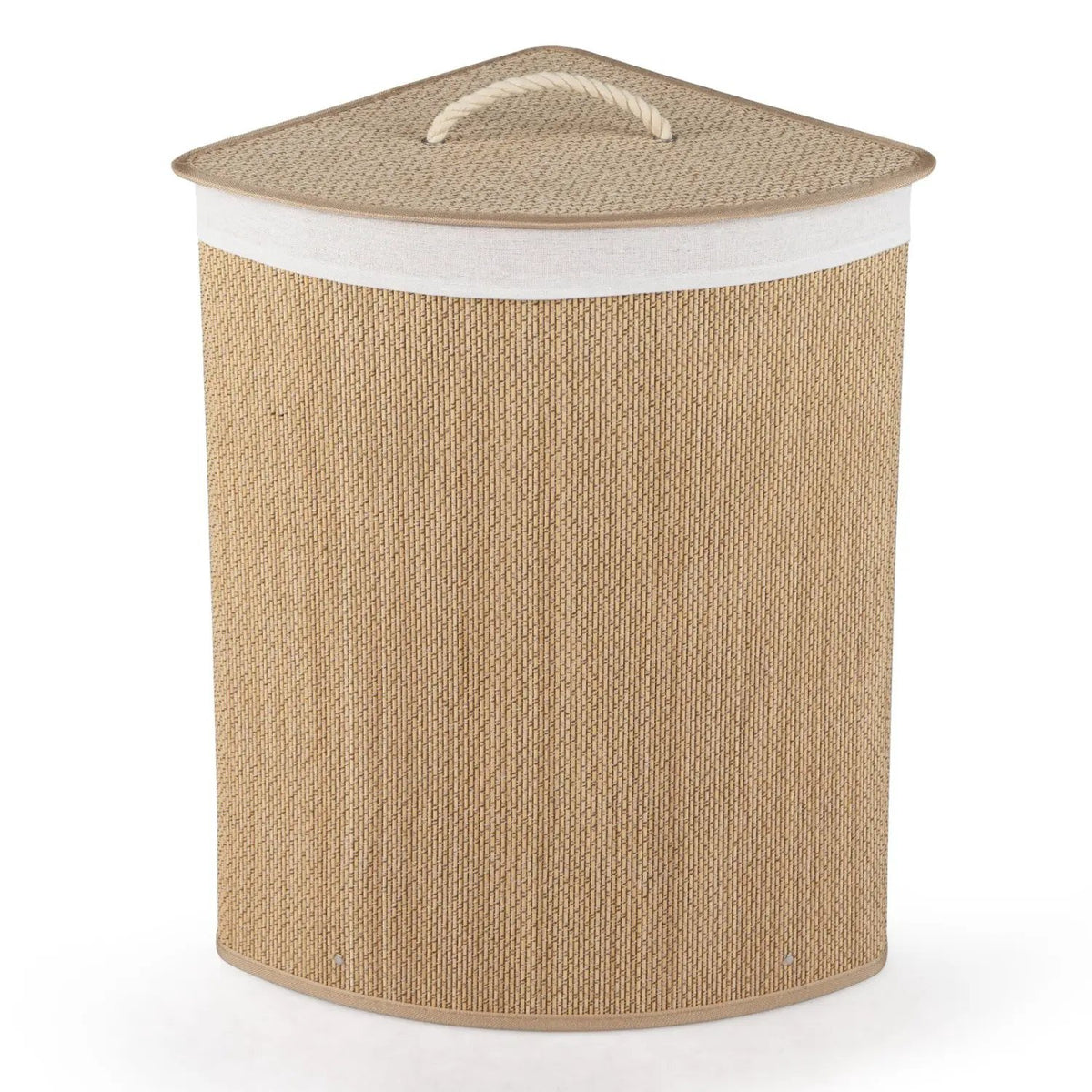 15 Gallon Bamboo Laundry Hamper with Removable Liner by DirectDeals