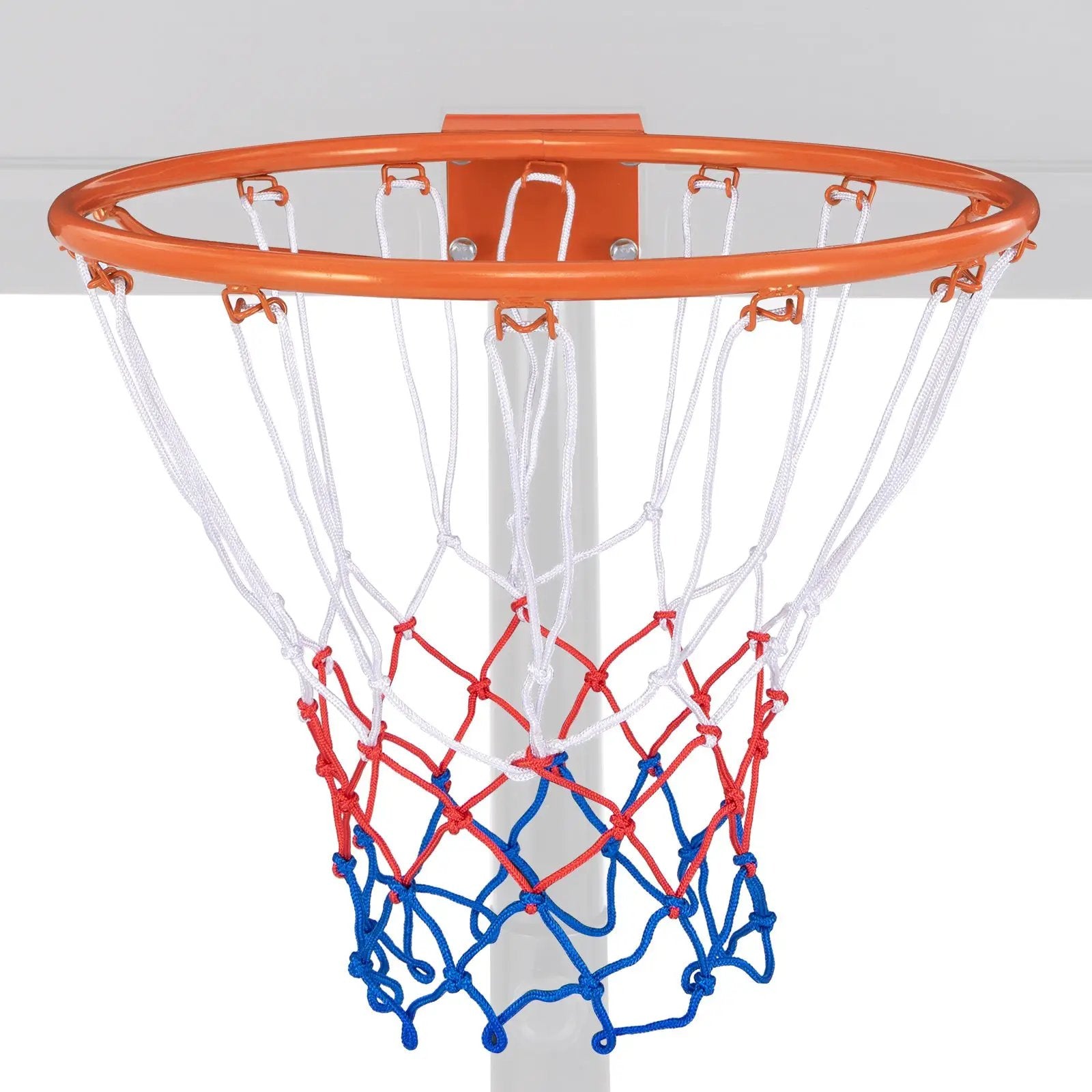 15 Inch Basketball Rim Goal Replacement with All Weather Net and Mounting Hardware by DirectDeals