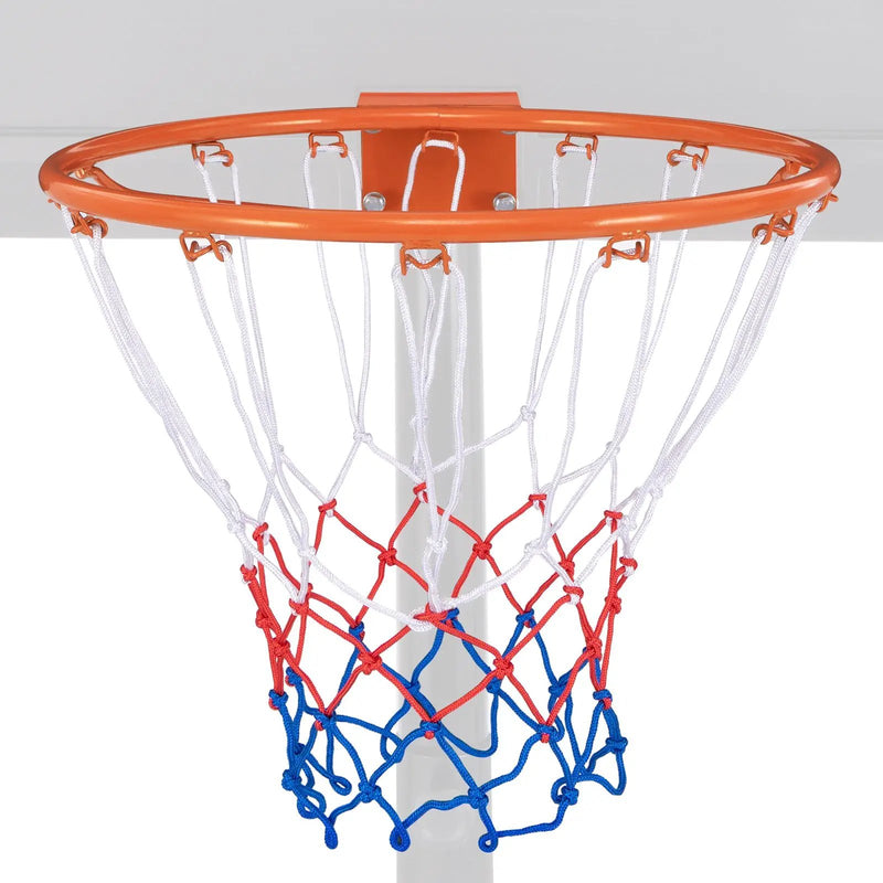 15 Inch Basketball Rim Goal Replacement with All Weather Net and Mounting Hardware by DirectDeals