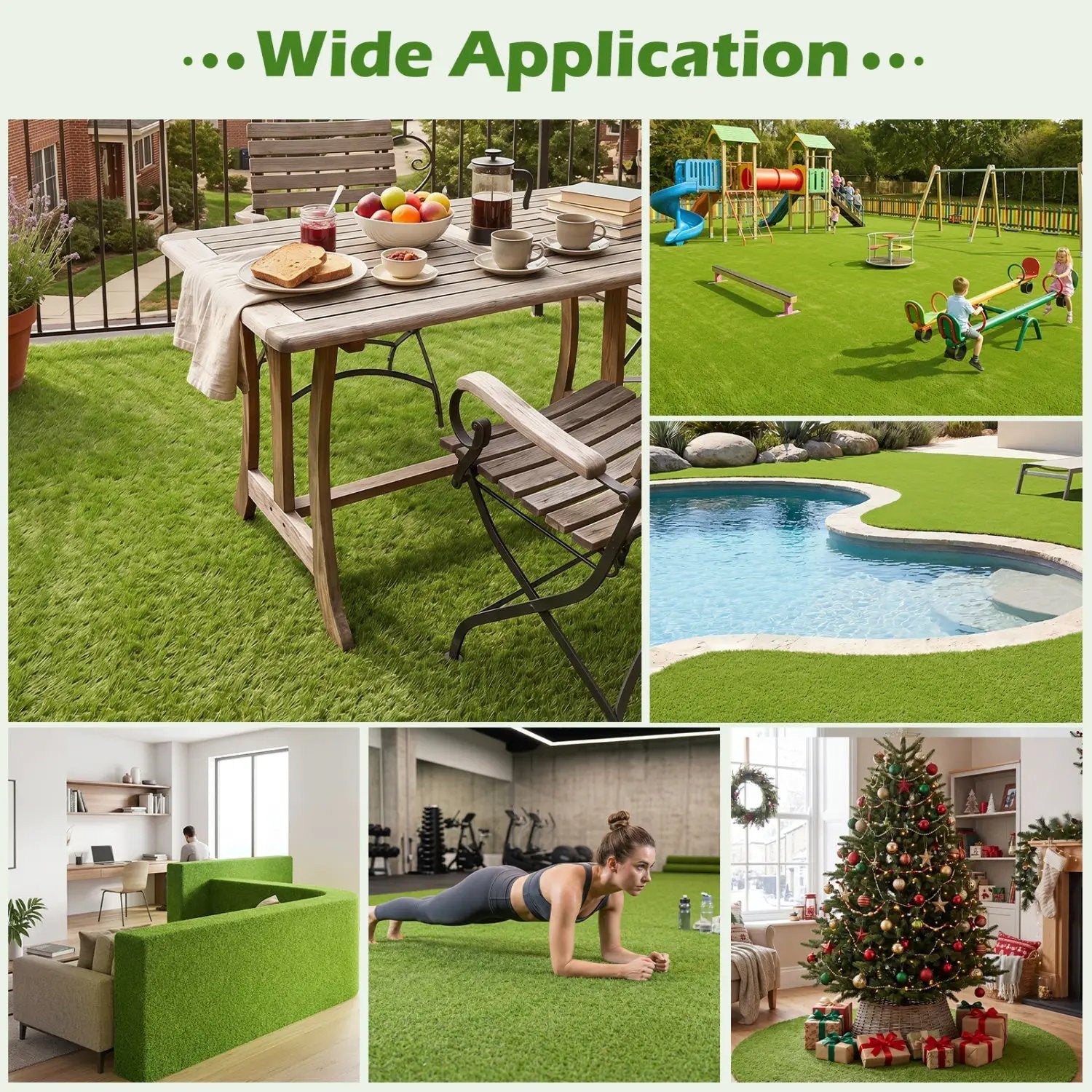 Artificial Turf Rug 15 x 7 Feet with 0.75 Inch Pile Height by DirectDeals