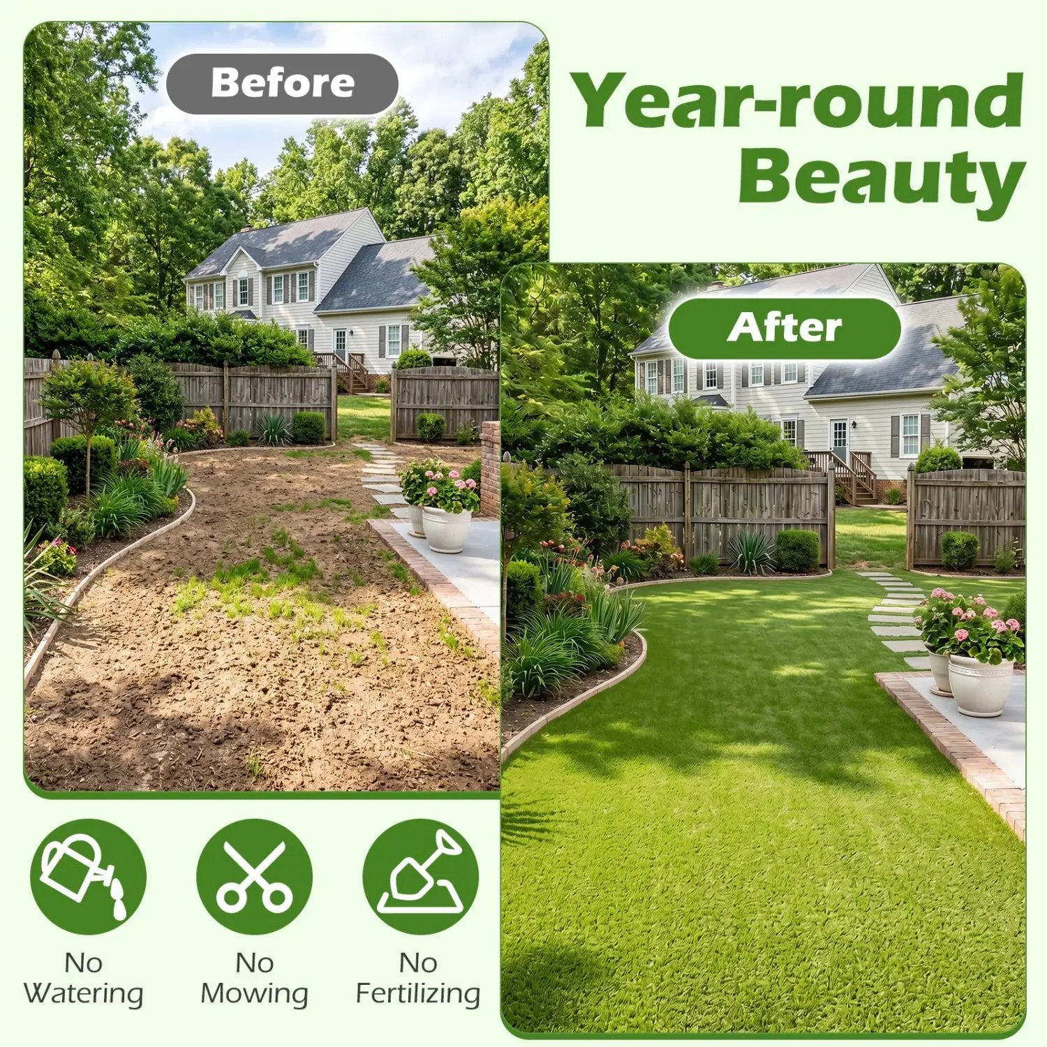 Artificial Turf Rug 15 x 7 Feet with 0.75 Inch Pile Height by DirectDeals