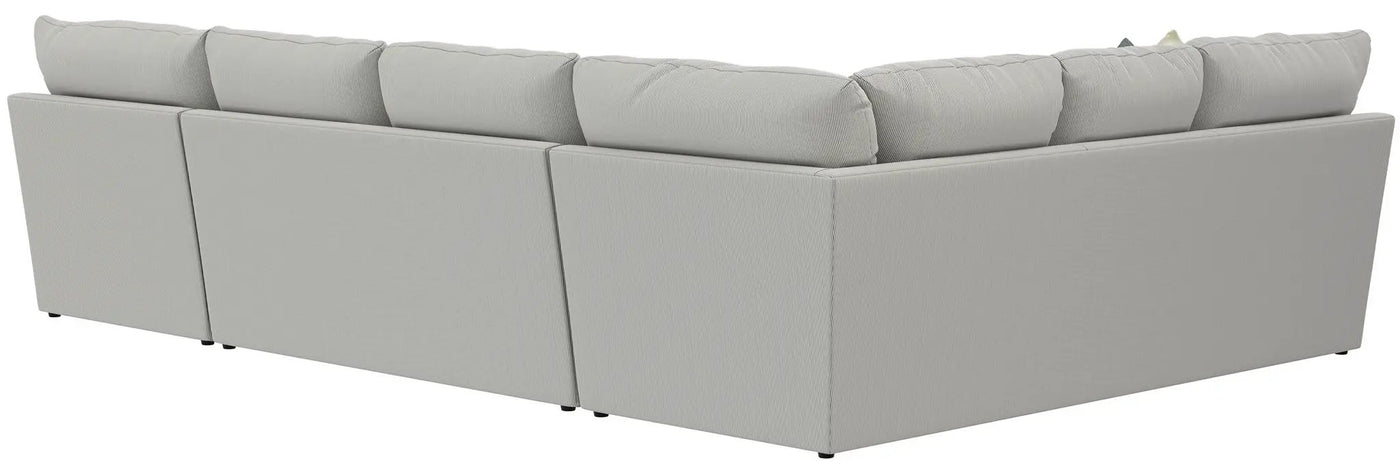 Stockbridge - Sectional With Comfort Coil Seating And 9 Accent Pillows Included by Unique Piece Furniture