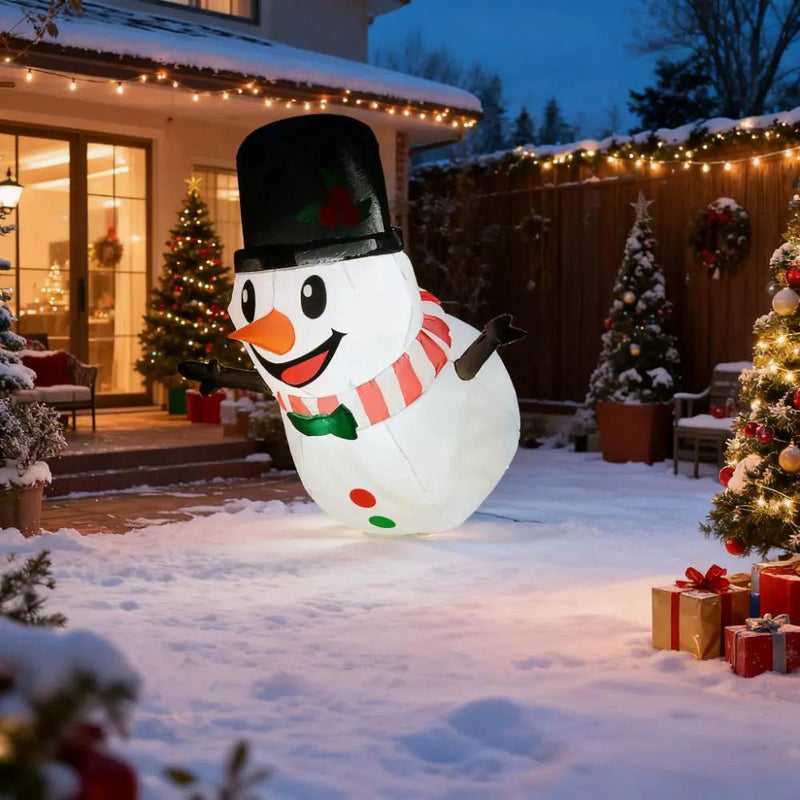 3.4' Inflatable Hanging Snowman Christmas Display by HouseOfZazla