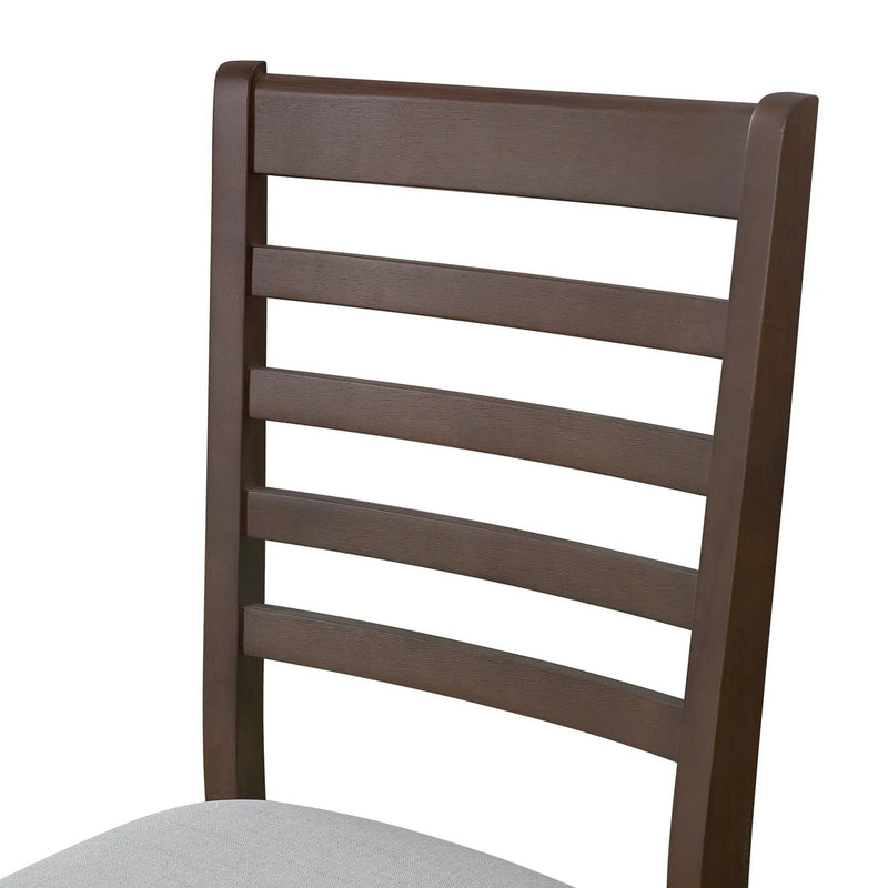 Upholstered Armless Chairs With High Ladder Back by HouseOfZazla