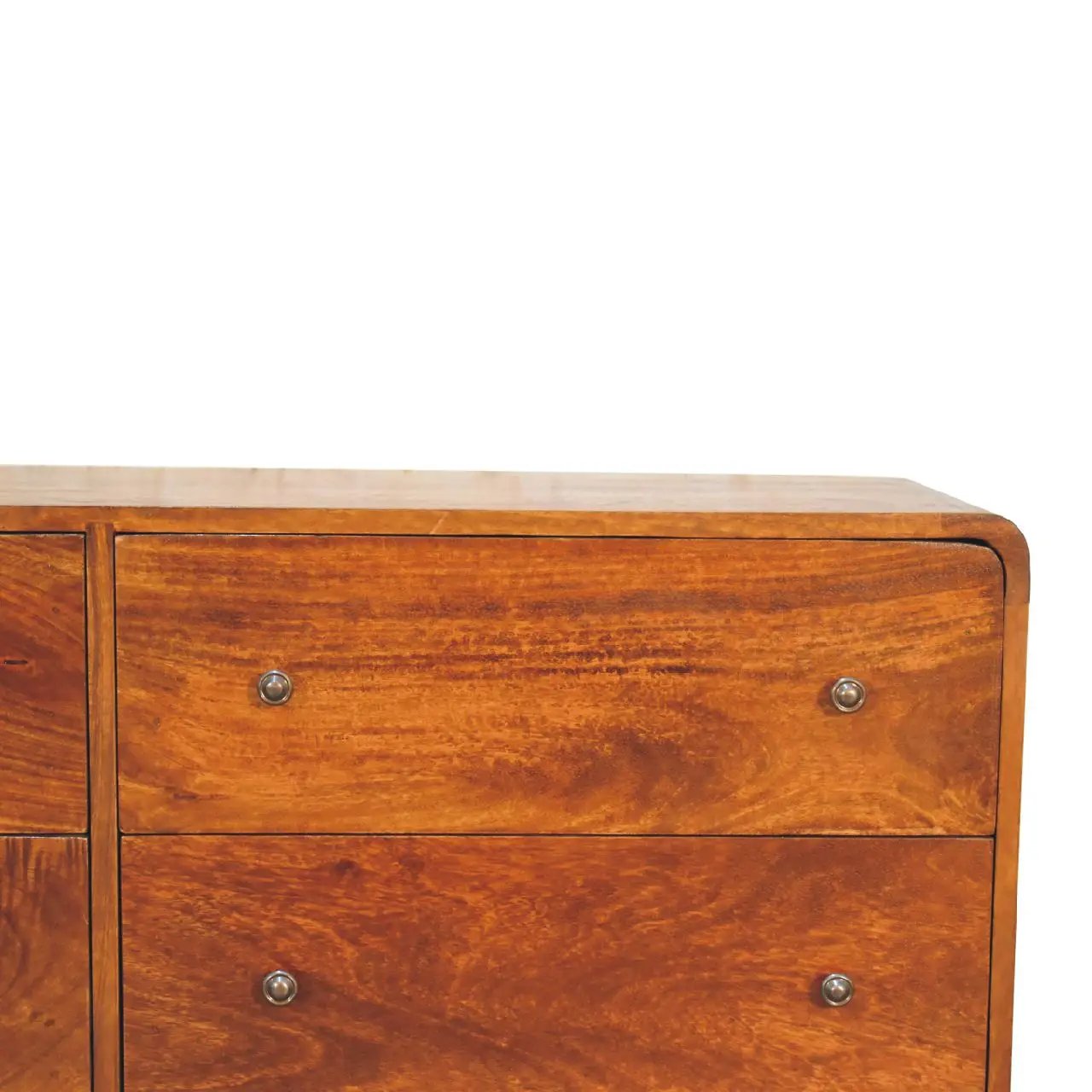 Large Curved Chest - Chestnut by Unique Piece Furniture