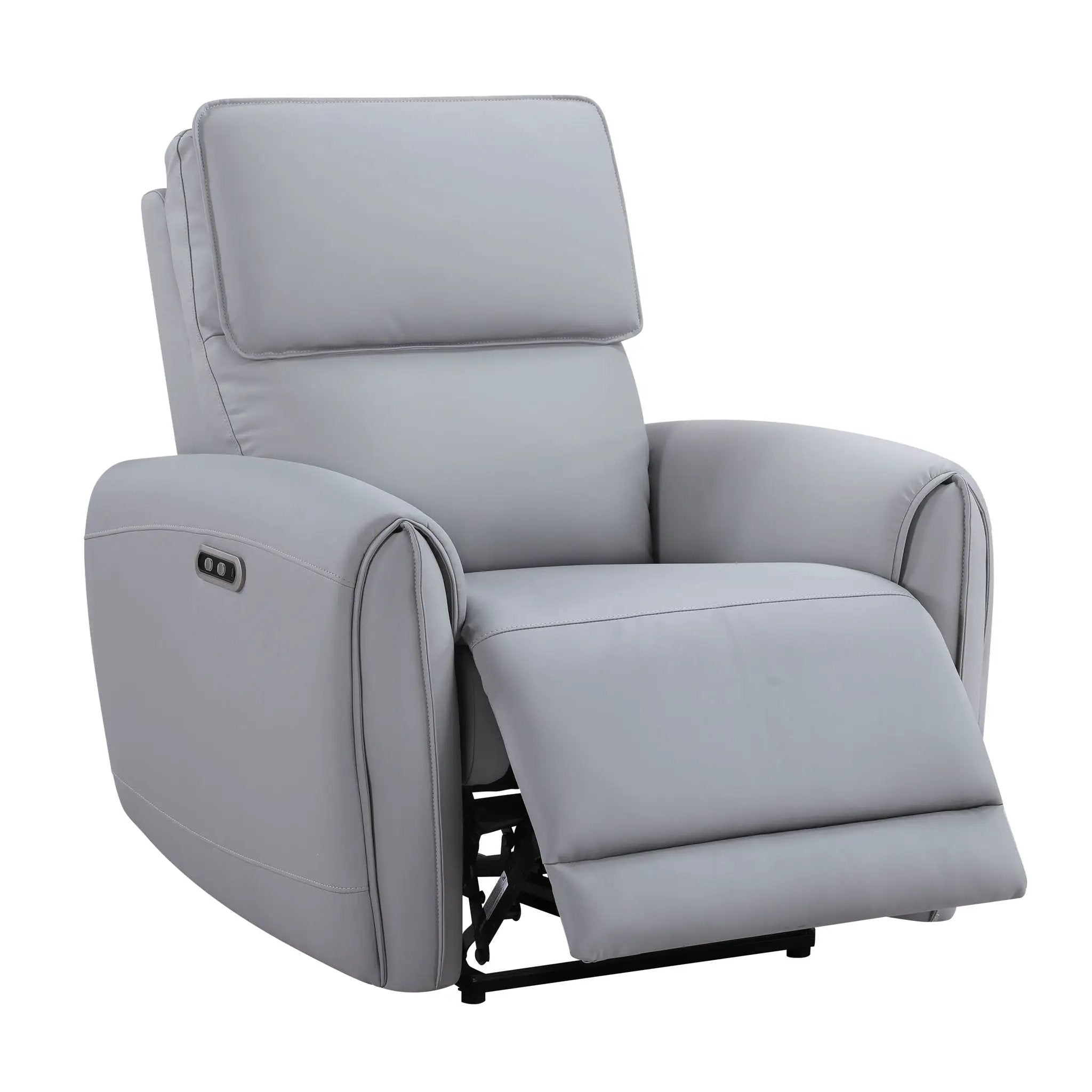 Jeromie - Power Motion Recliner With USB Port - Gray by HouseOfZazla