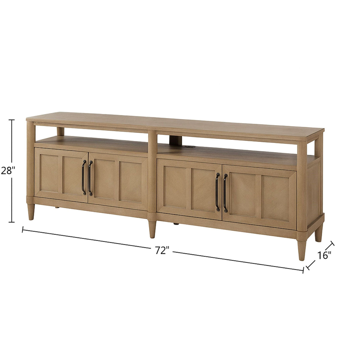 Entertainment Console with Storage - Sand Finish, photo 2 of 7
