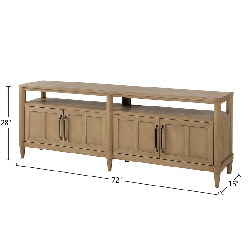 Entertainment Console with Storage - Sand Finish, photo 2 of 7